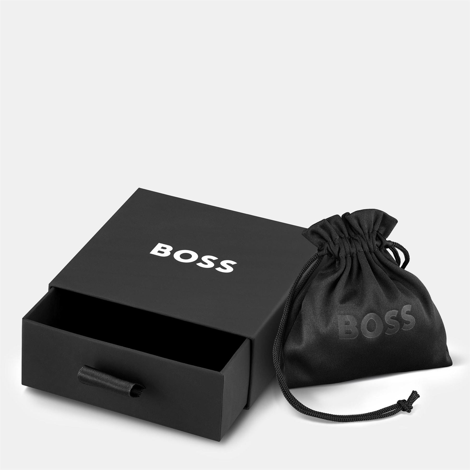 Boss Seal Braided Leather Bracelet