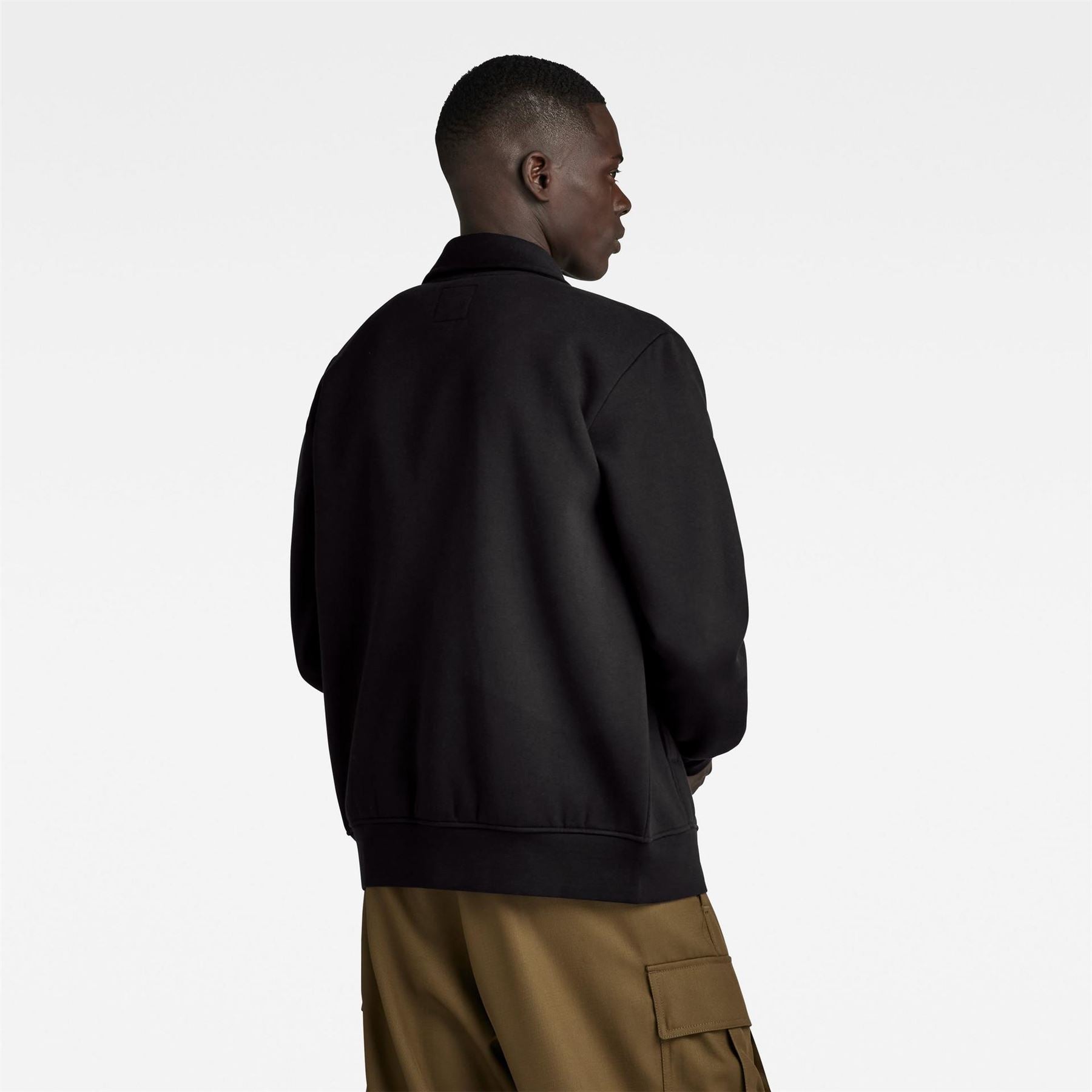 G Star Regular Fit Collared Sweatshirt