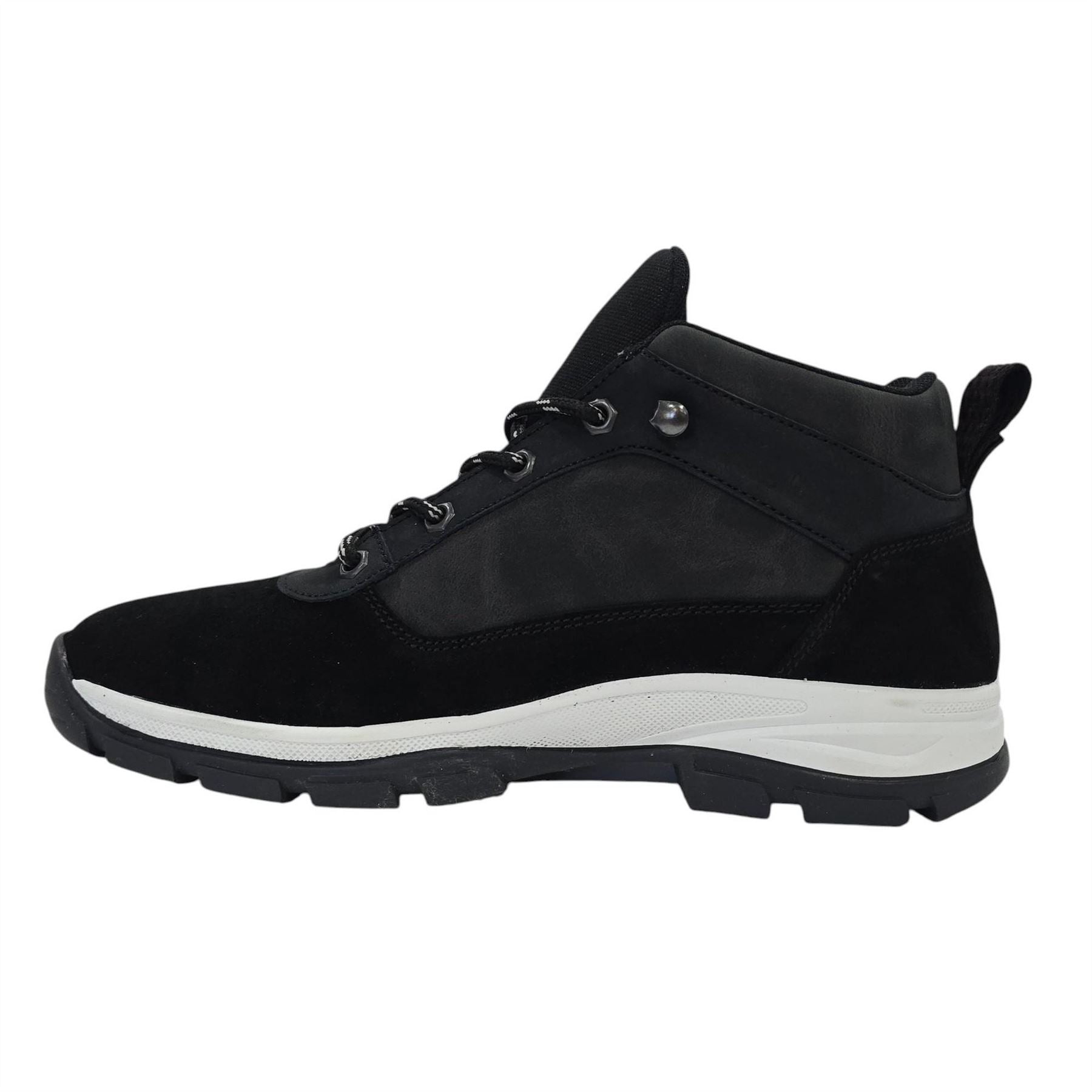 Firetrap Delia Premium Leather Ankle Lace Up Hiker Rugged Boots