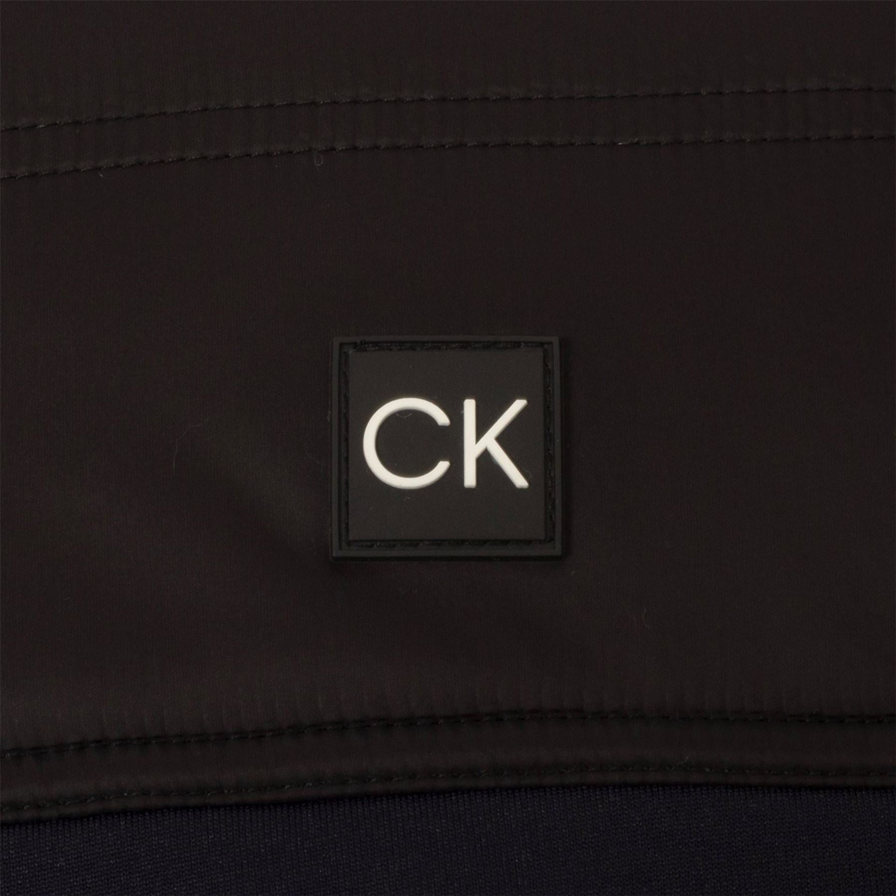 Calvin Klein Golf Solid Patterned Full Zipper Ribbed Cuff Zipped Pocket Jacket