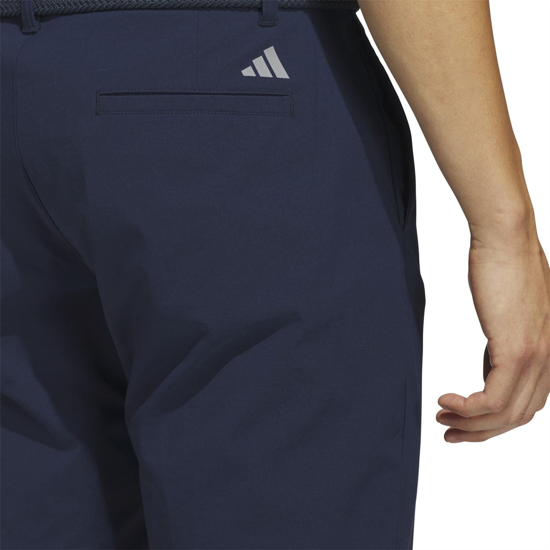 adidas Nylon Bold Logo Solid Patterned Slim Chinos
