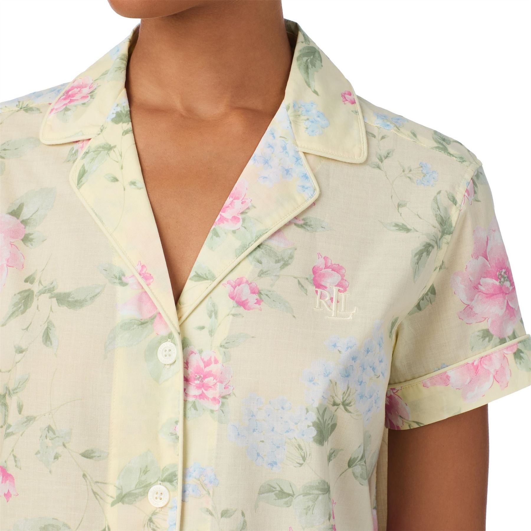 Lauren by Ralph Lauren Ss Notch Collar Ld63
