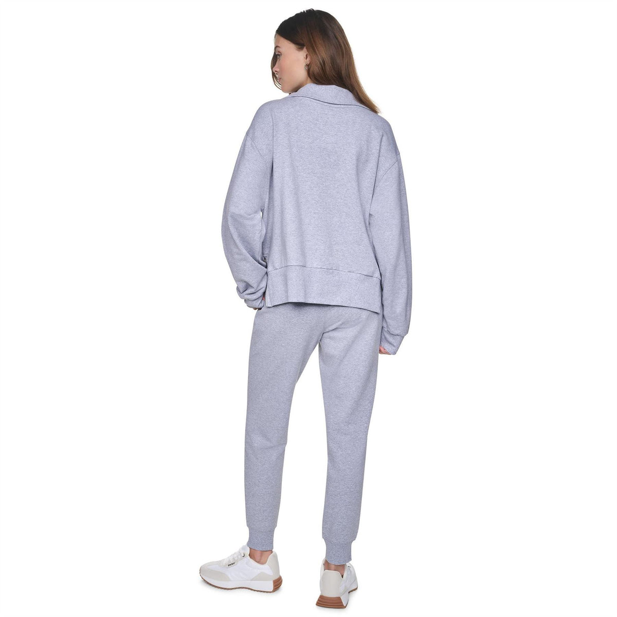 DKNY Quarter Zip Fleece Ld71