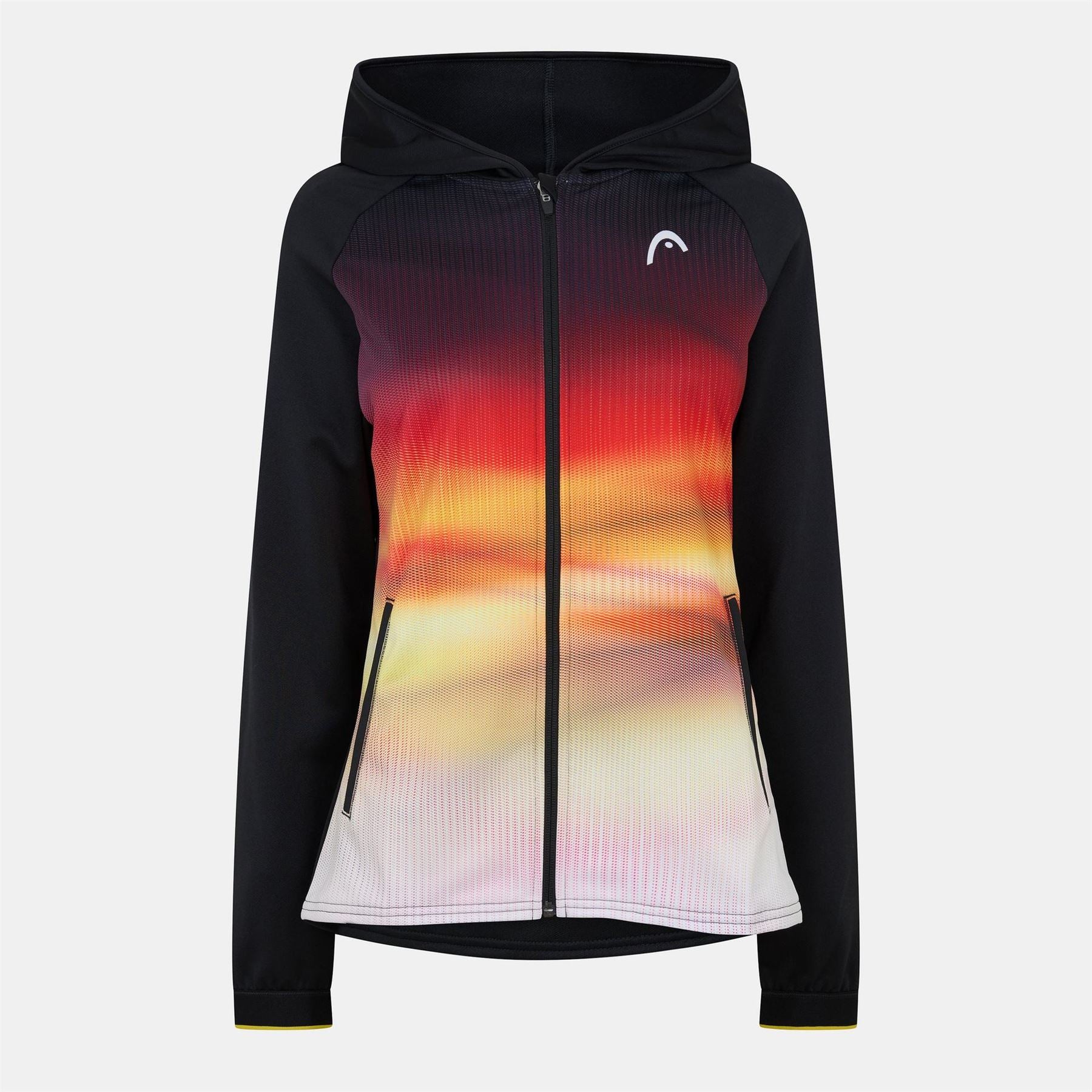 HEAD DTB Gradient Patterned Zipped Pocket Hooded Windbreaker
