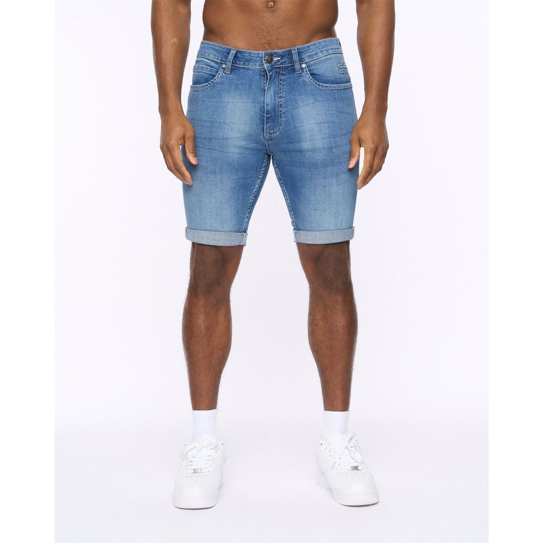Crosshatch Tonwin Denim Shorts