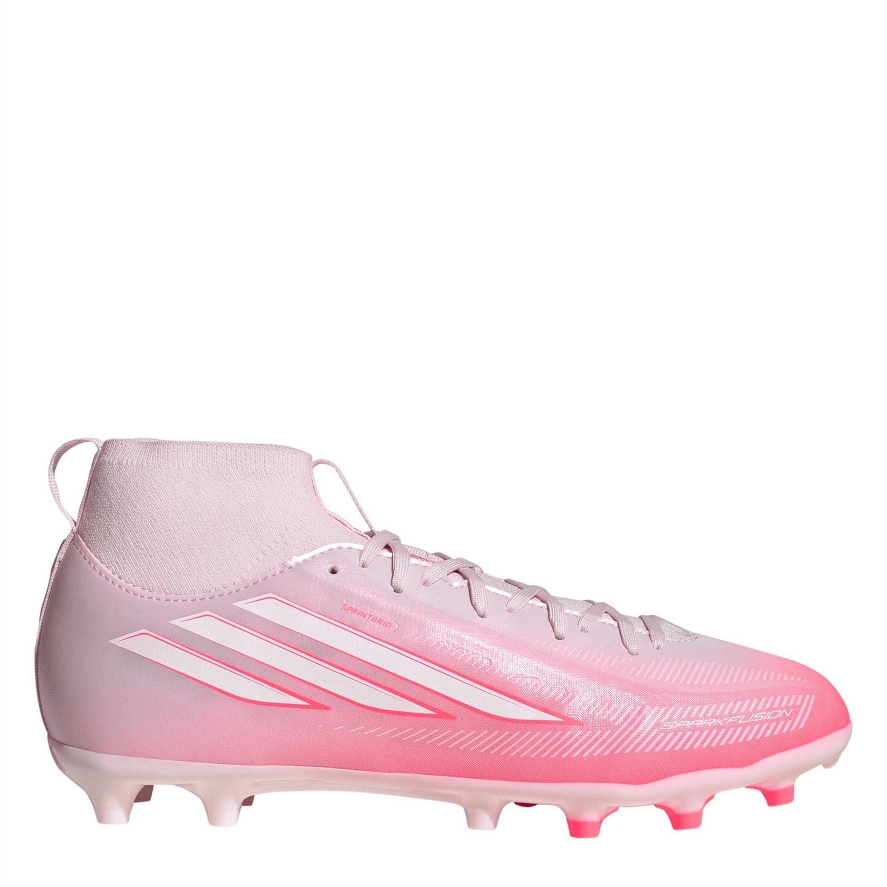 adidas Sparkfusion League Mid Cut Firm Ground Football Boots Juniors