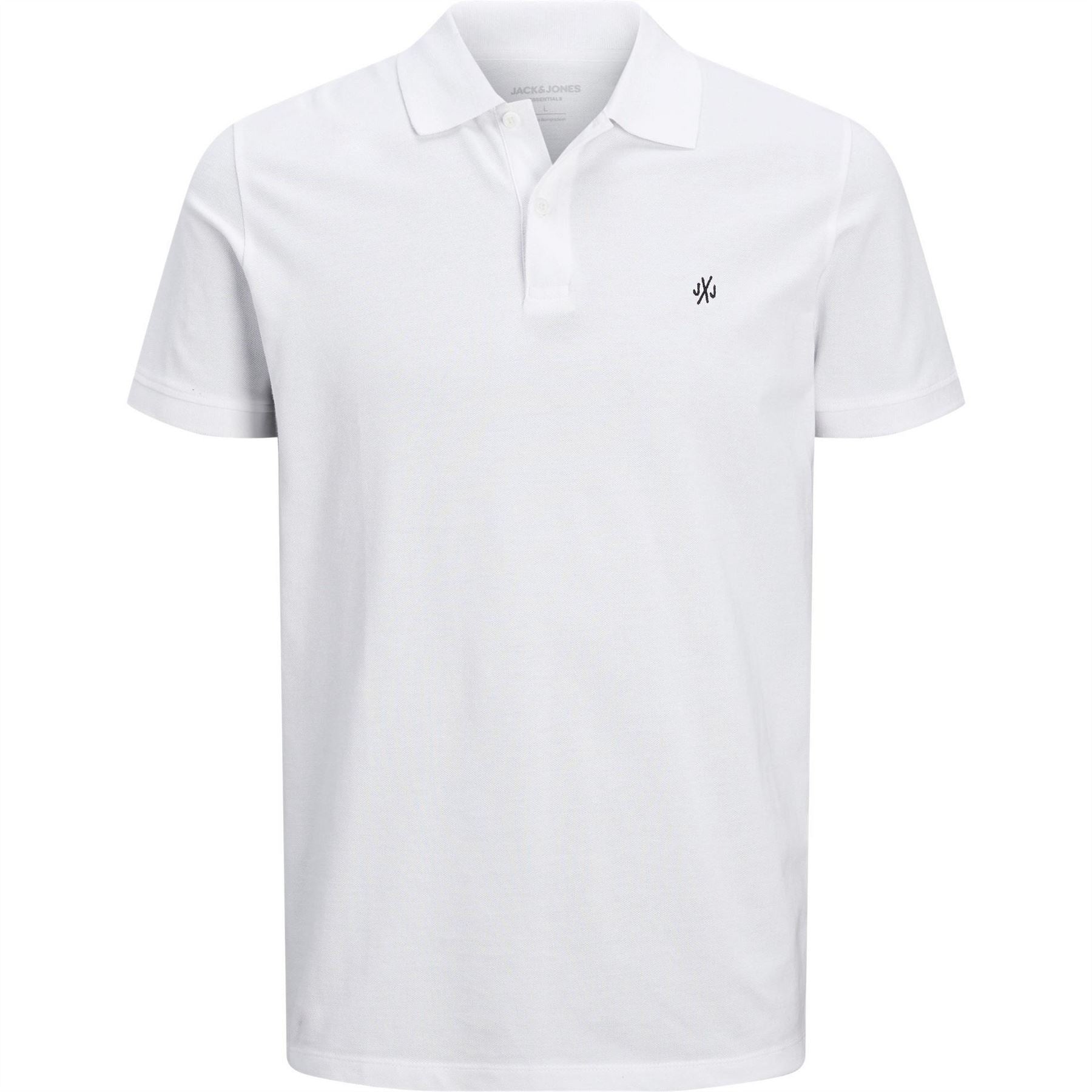 Jack and Jones Mens 3 Pack Short Sleeve Polo Shirt