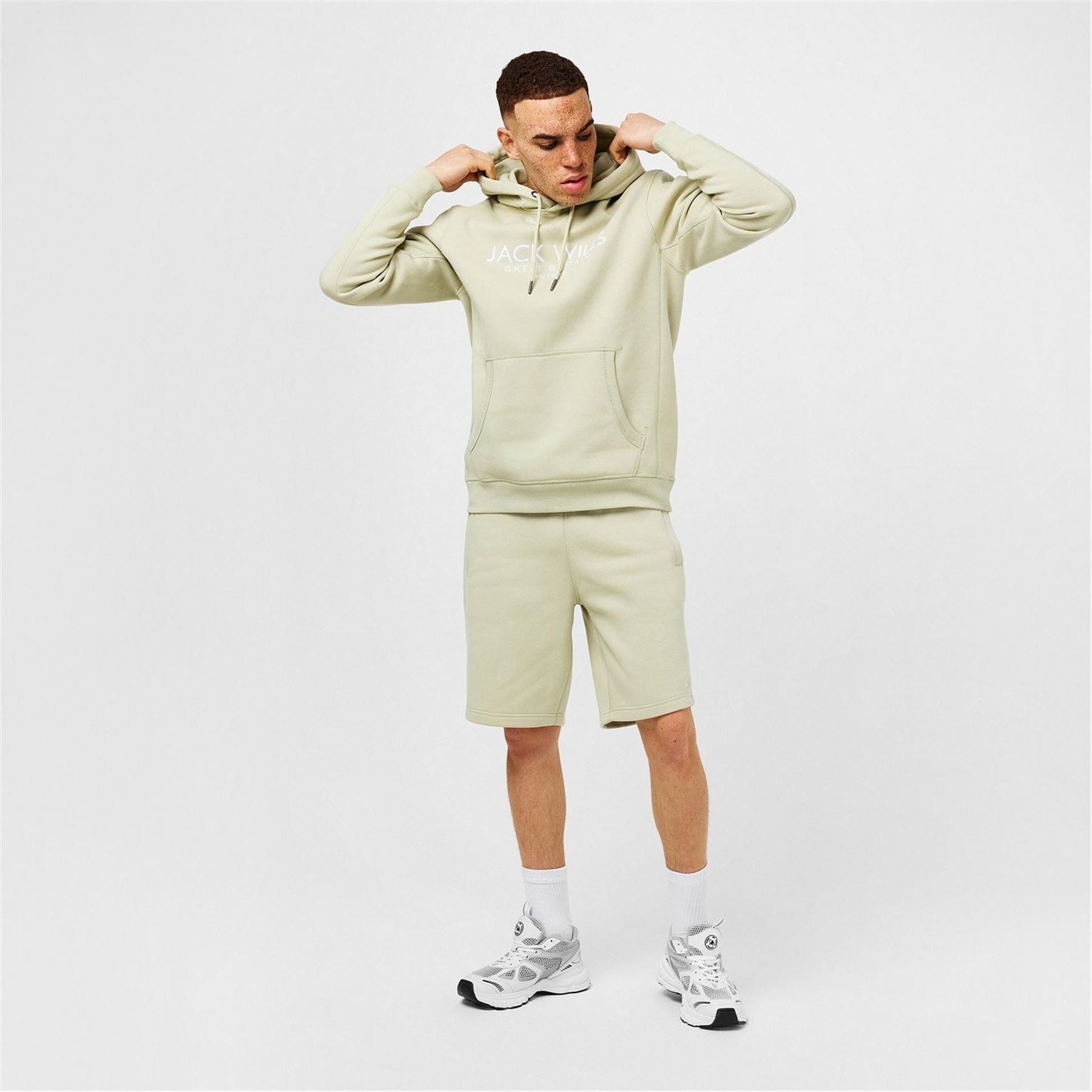 Jack Wills Batsford Graphic Logo Hoodie