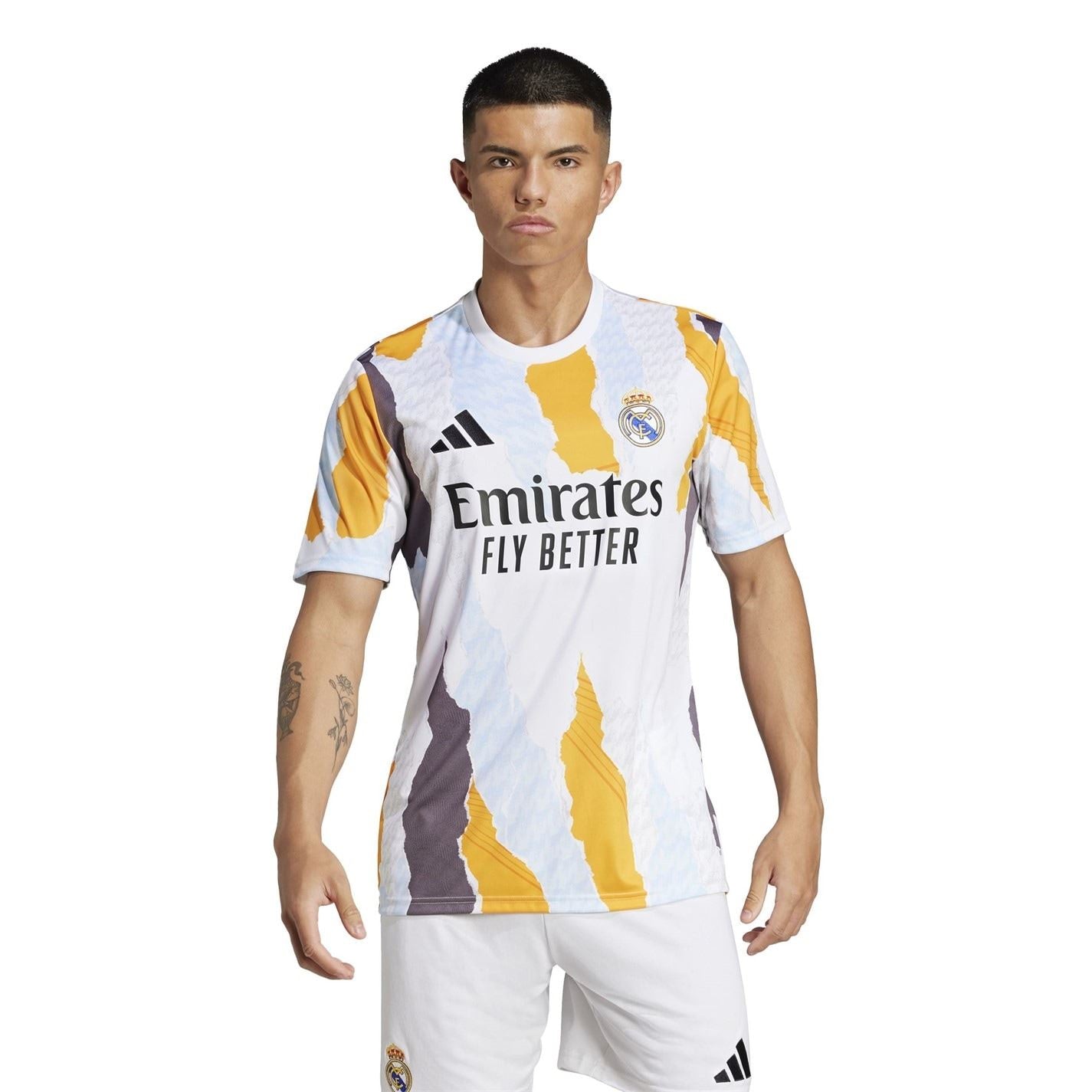 adidas Real Madrid Pre Match Shirt 2024 2025 Adults