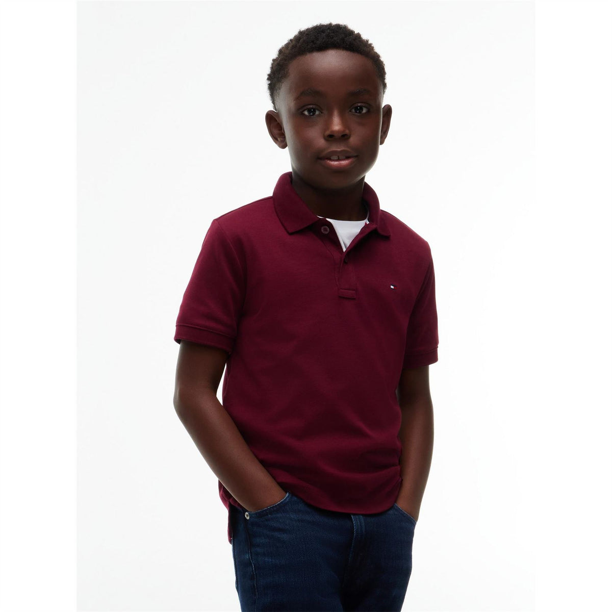 Tommy Hilfiger Logo Cotton Short Sleeve Polo