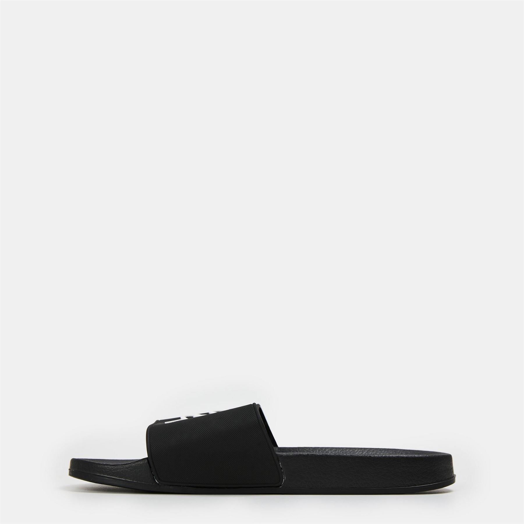 Born Rich Barreca Logo Print Open Toe Slides