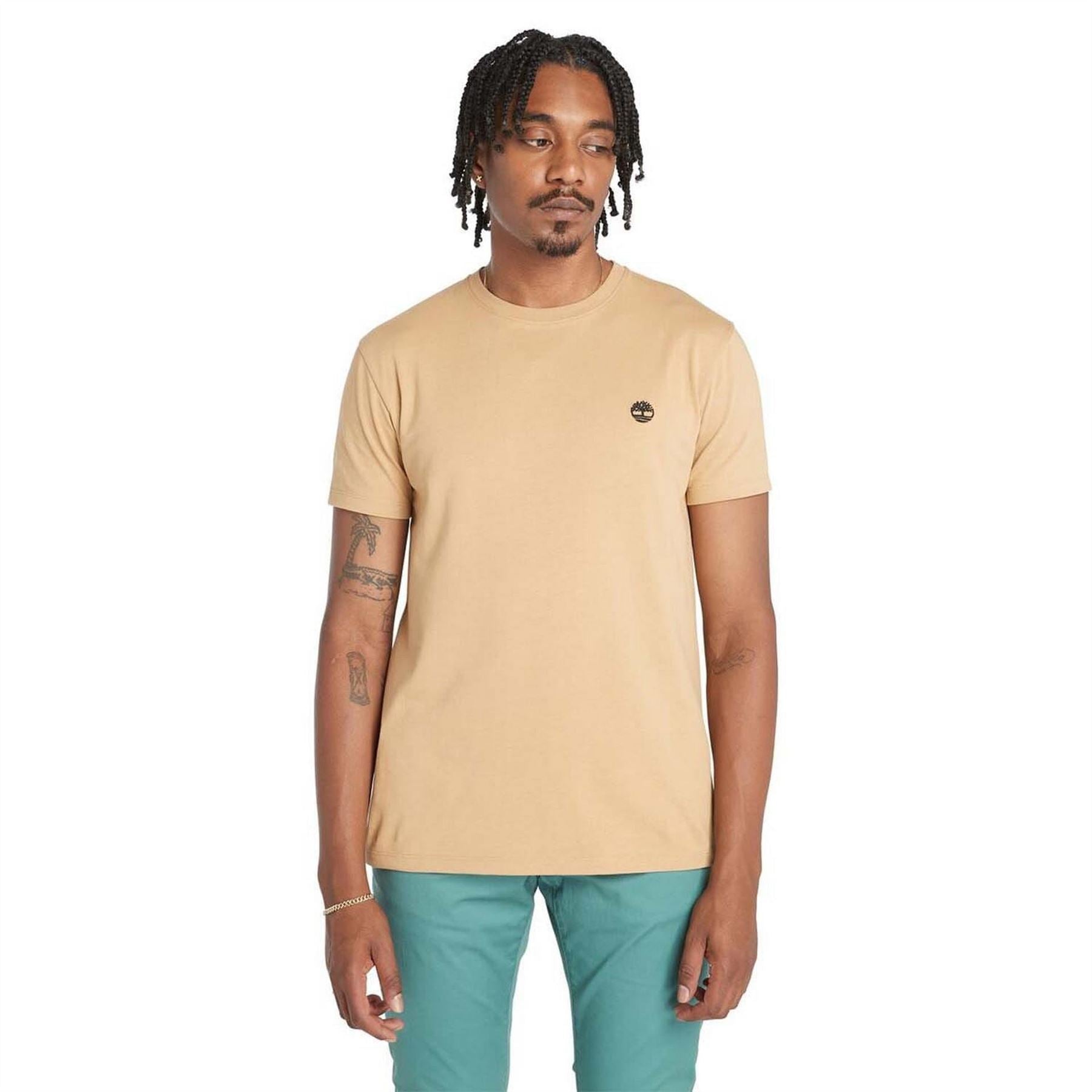 Timberland Oyster River Logo Short Sleeve T Shirt