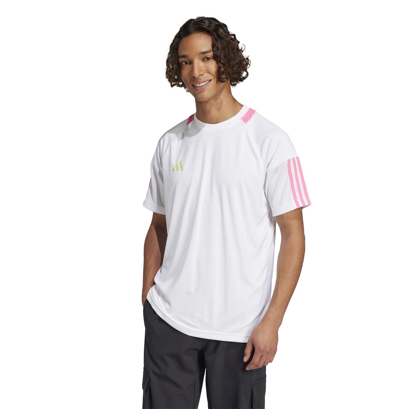 adidas Mens Classic 3 Stripe Sereno T-Shirt