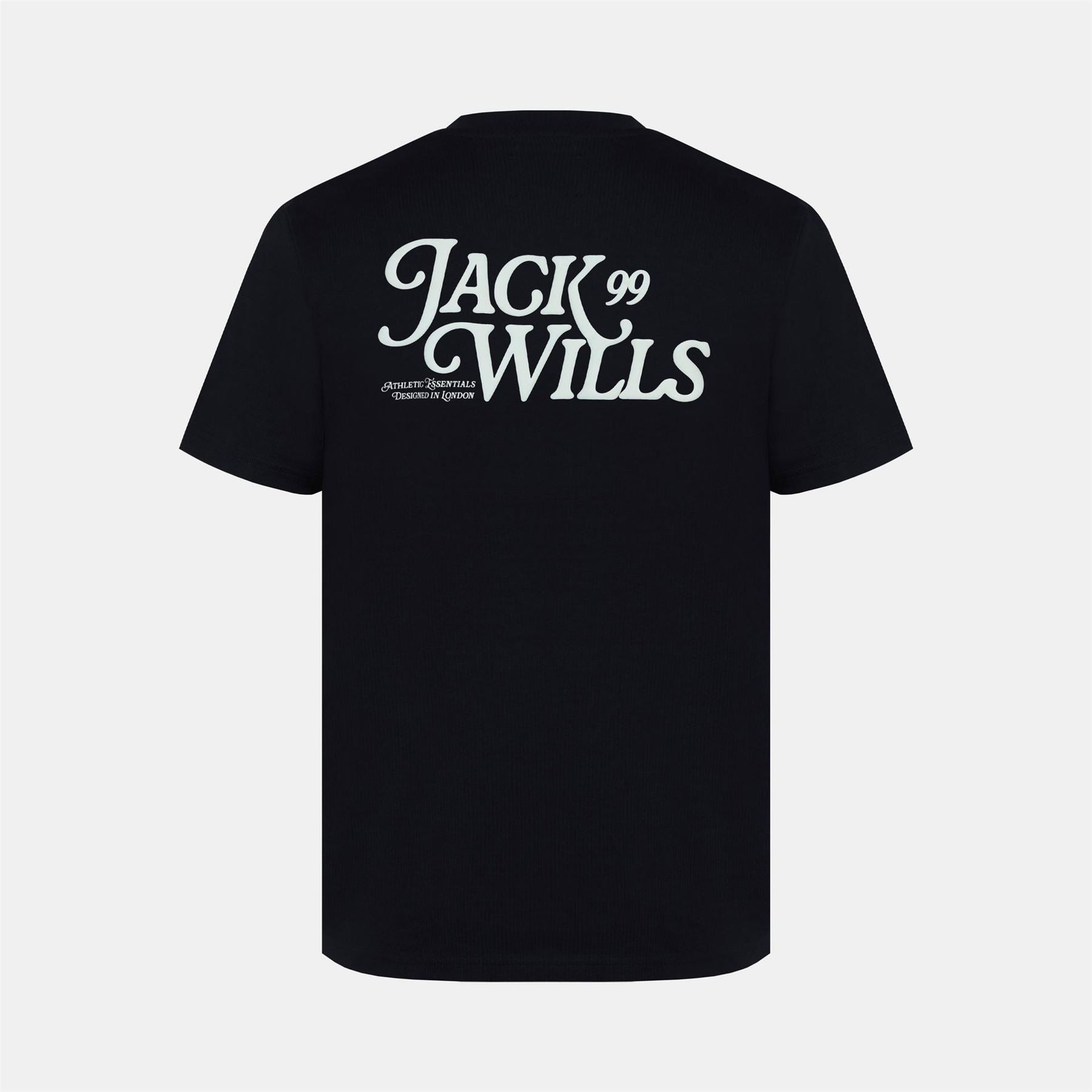 Jack Wills Script Cotton Short Sleeve Crew Neck Oversized T-Shirt