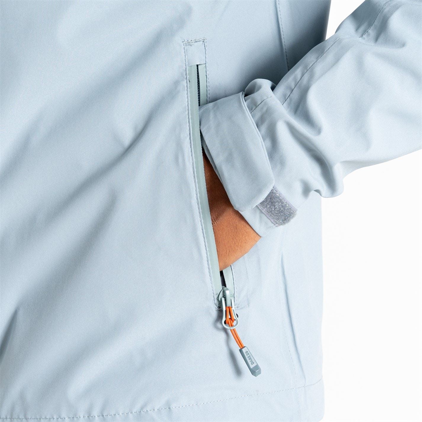 Dare 2b Switch Out Hooded Rain Jacket with Zipped Pocket