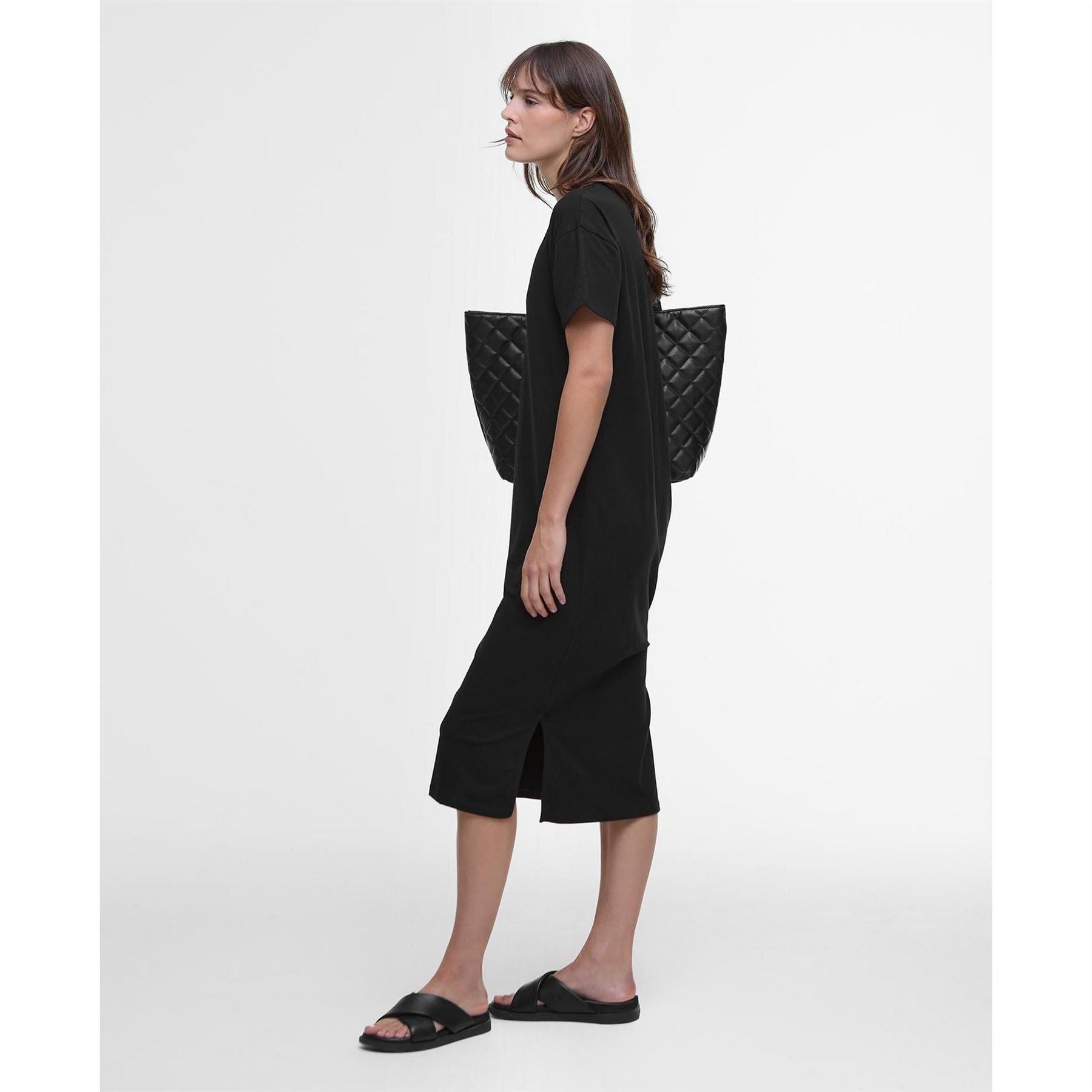 Barbour International Jersey Midi Dress