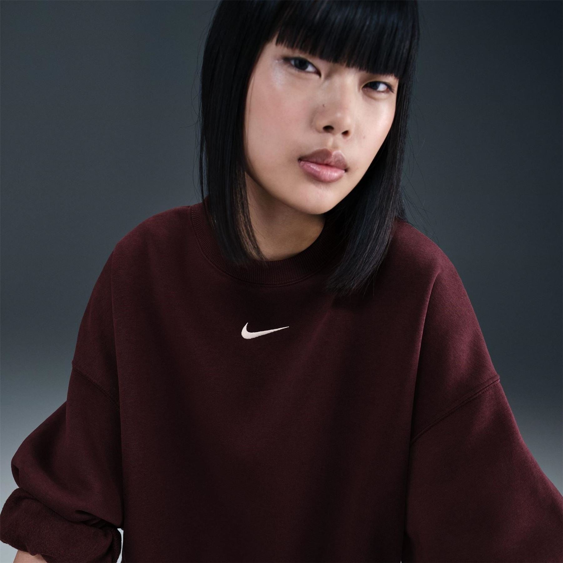 Nike Womens Sportswear Phoenix Fleece Over Oversized Crewneck Sweatshirt