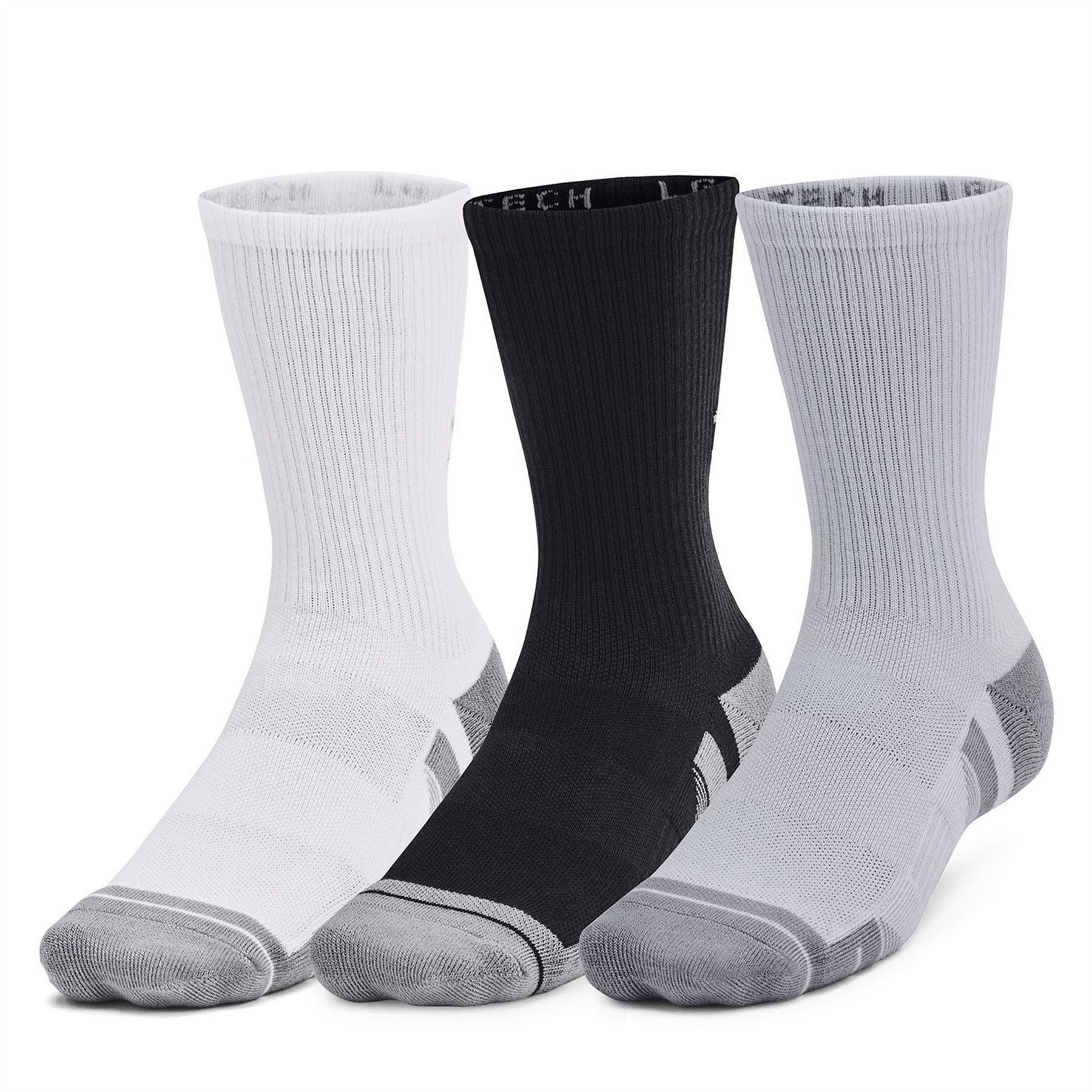 Under Armour Armour Ua Performance Tech 3 Pack Crew Socks Unisex