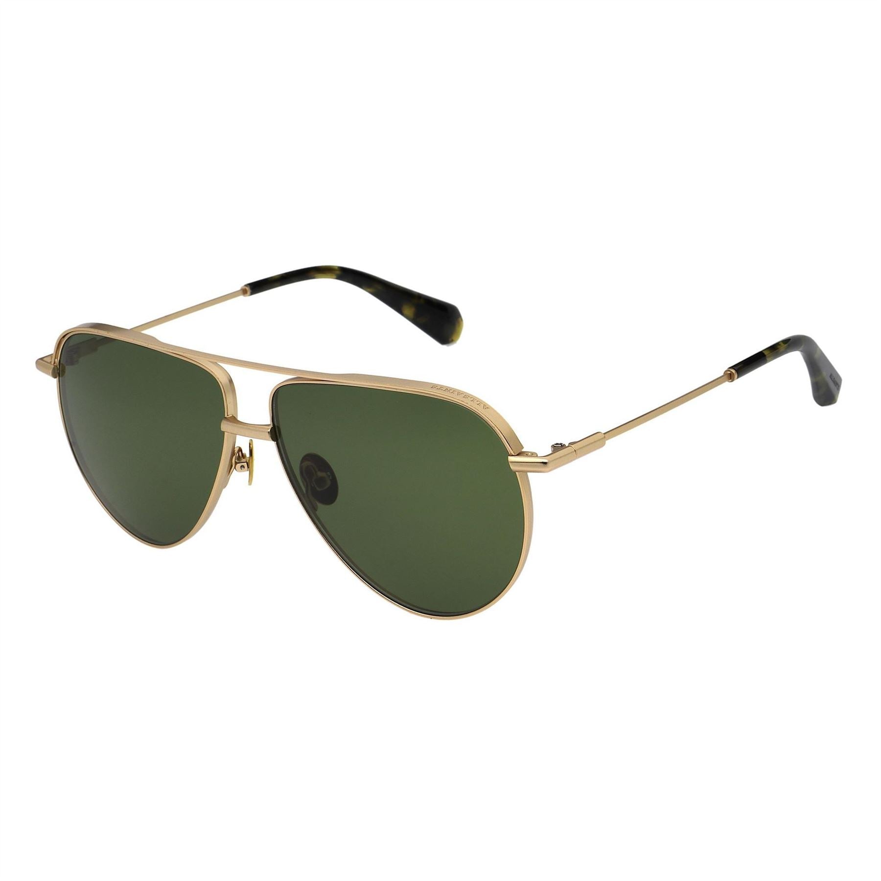 AllSaints Aviator Double Bridge Full Rim Sunglasses