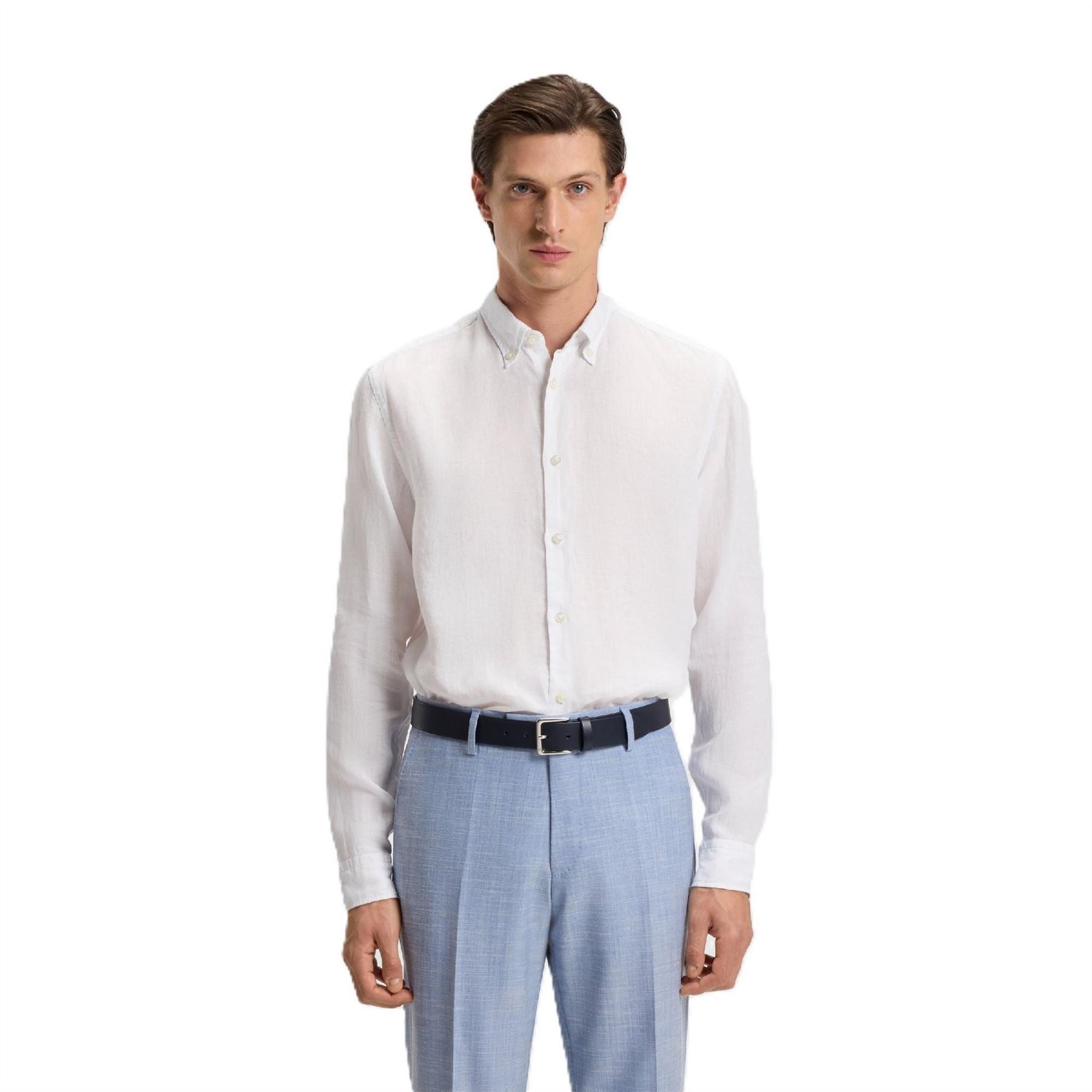 Boss Liam Collared Button Down Long Sleeve Shirt