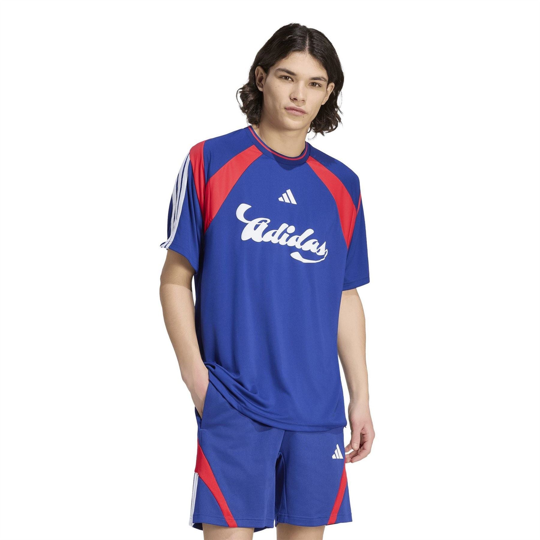 adidas HOT Crew Neck Short Sleeve Raglan Baseball T-Shirt
