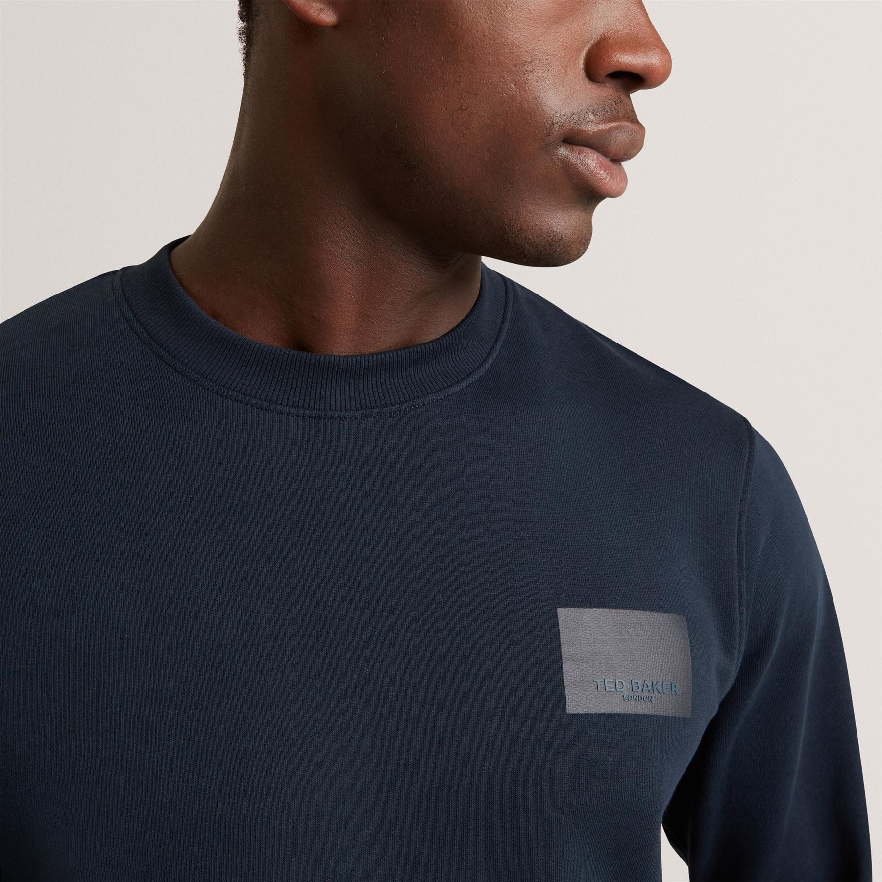 Ted Baker Baker Ls Logo Patch Sweatshirt