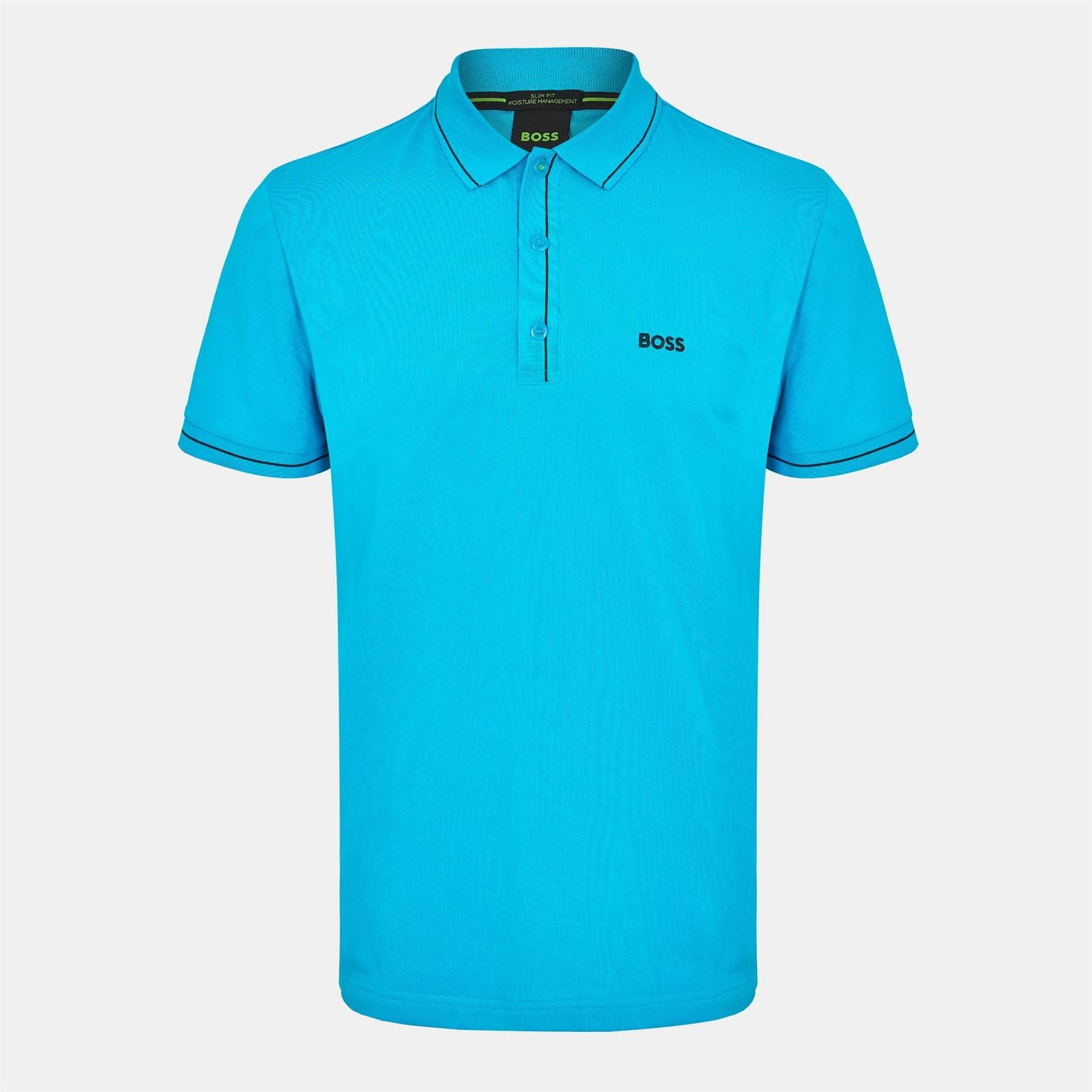 Boss Collared Neck Short Sleeve Regular Fit Shirt