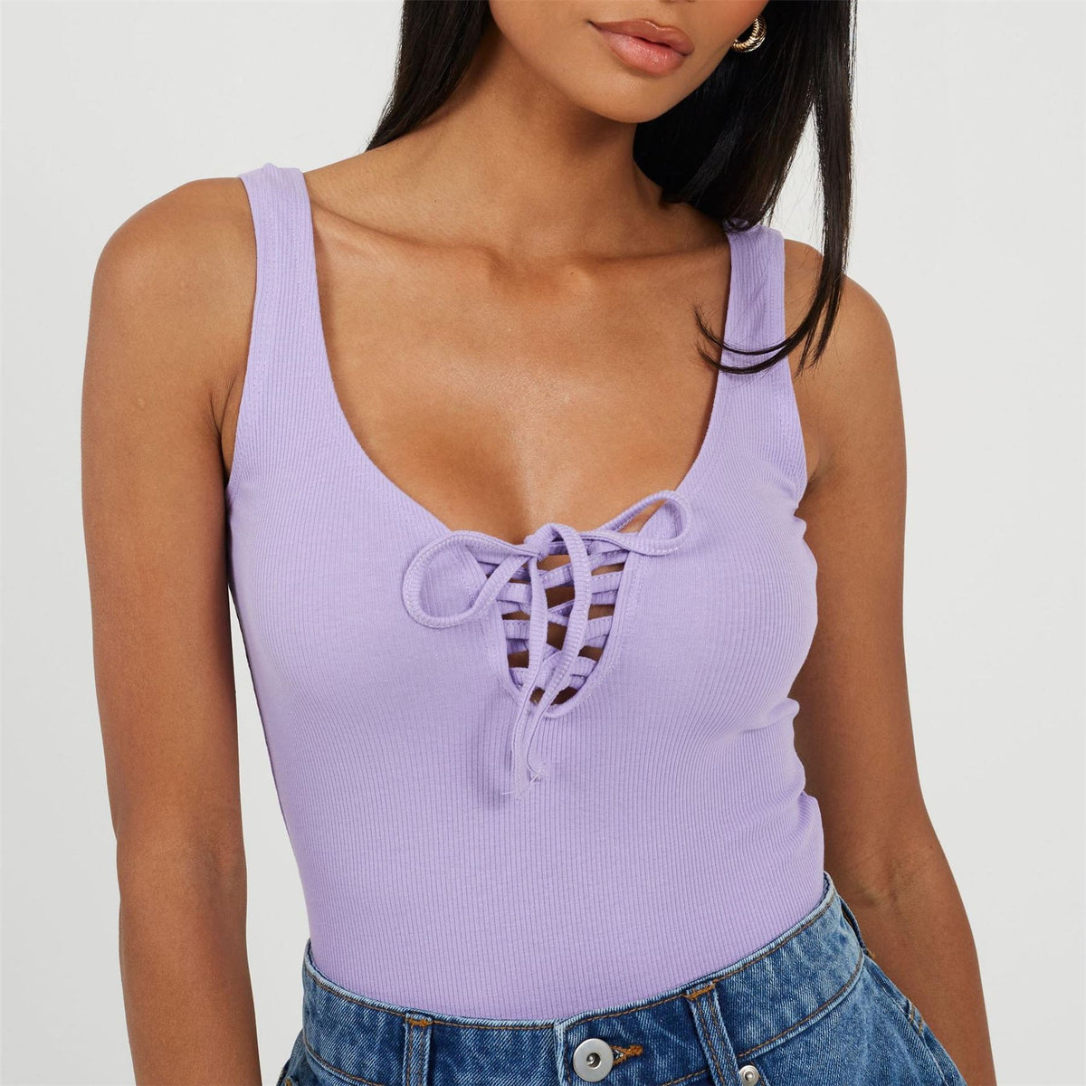 Brave Soul Womens High Neck Bodysuit With Long Sleeves