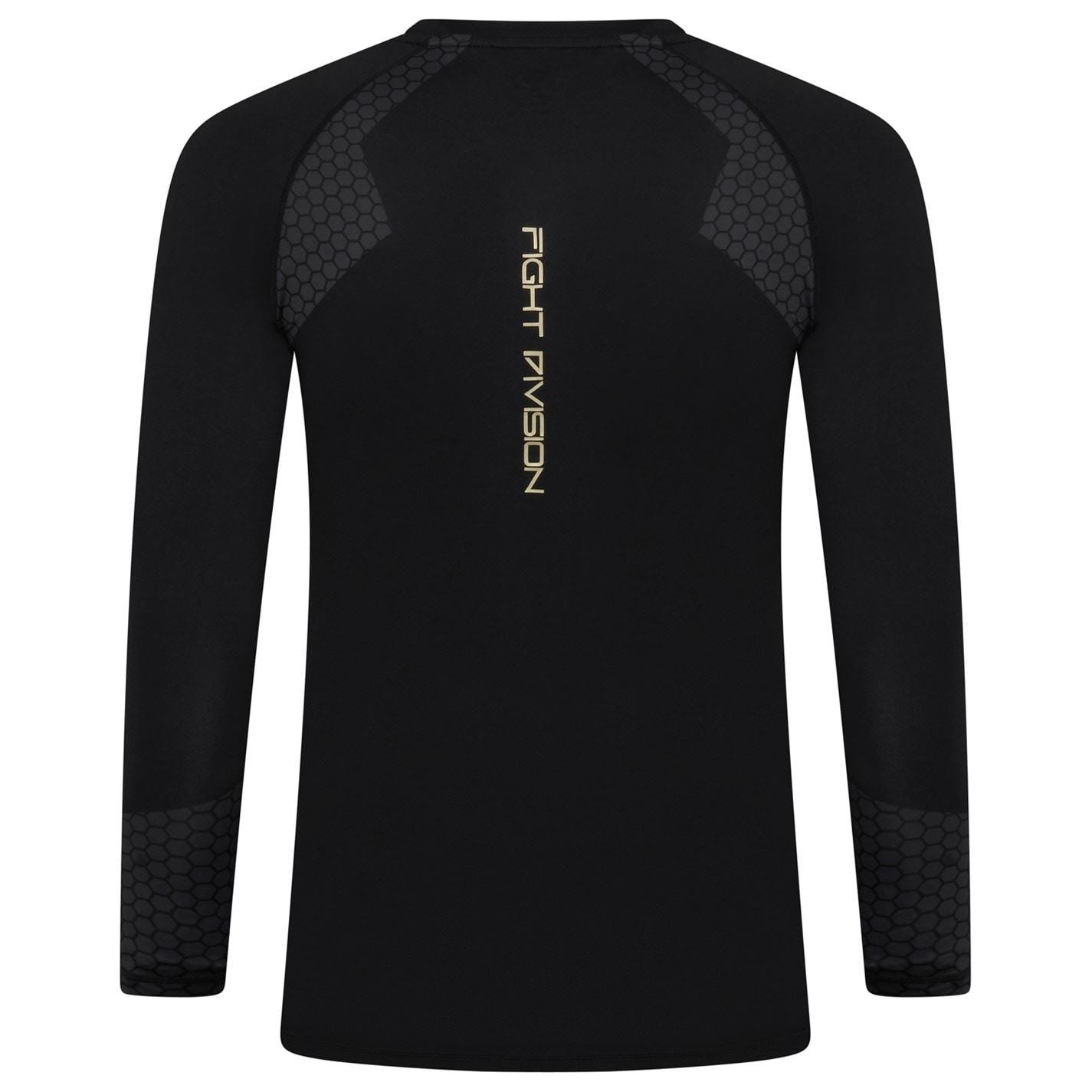 Gym King Mens Fight Division Long Sleeve Rash Guard Top