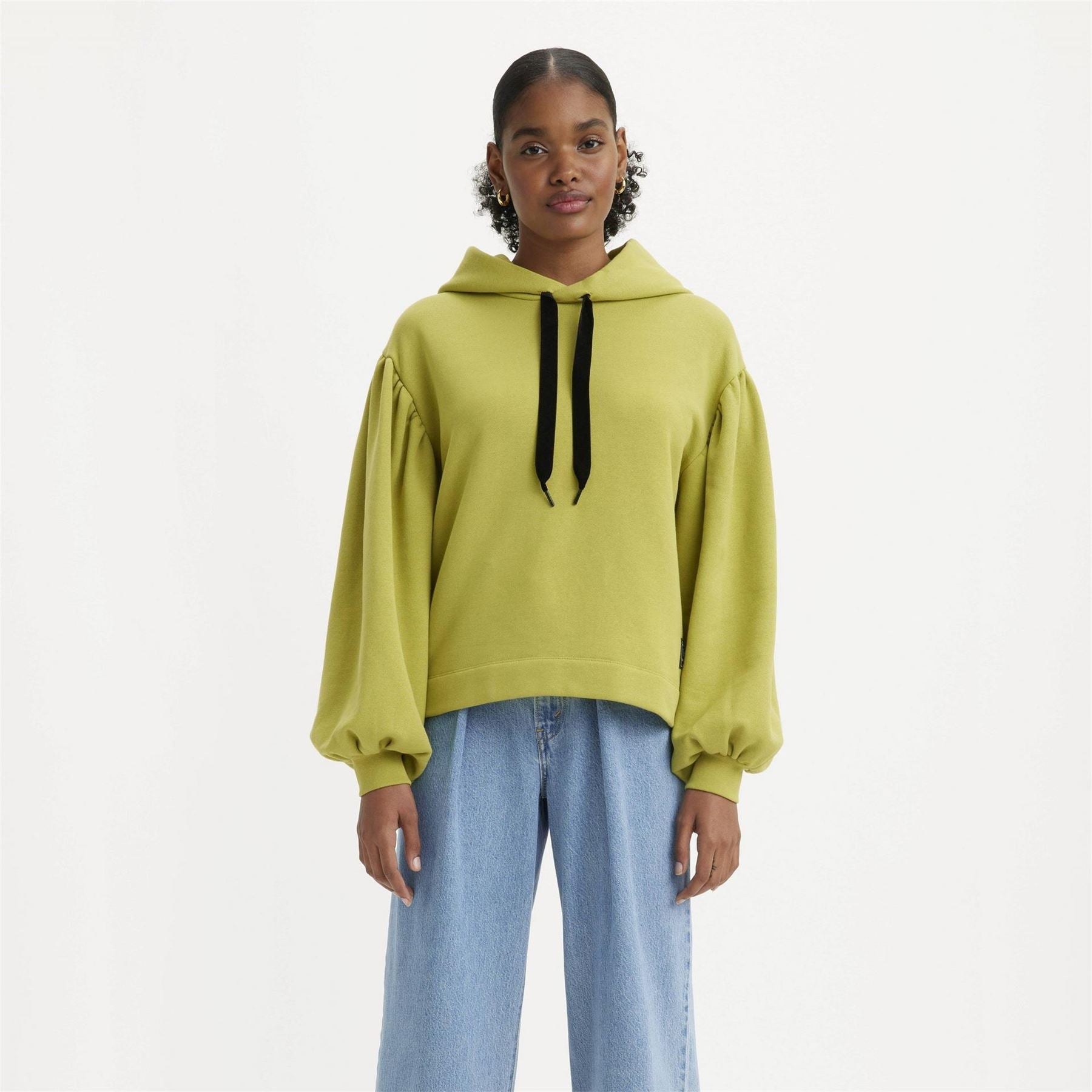 Levis Akane Hooded Cropped Relaxed Sweatshirt