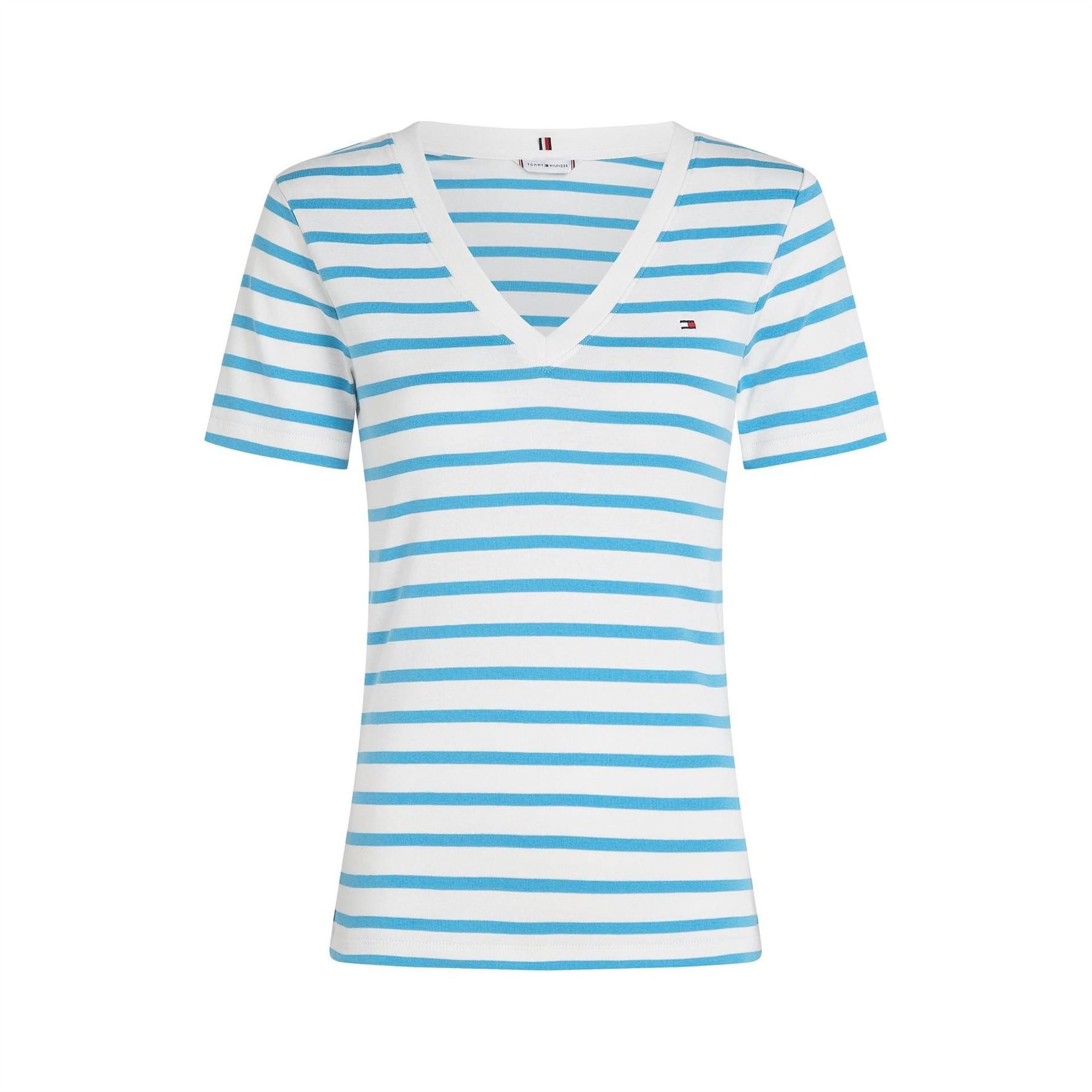 Tommy Hilfiger Neck Striped T-Shirt