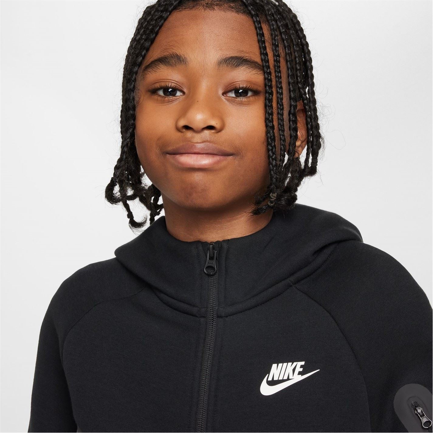 Nike Sportswear Tech Fleece Big Kids  Full Zip Hoodie