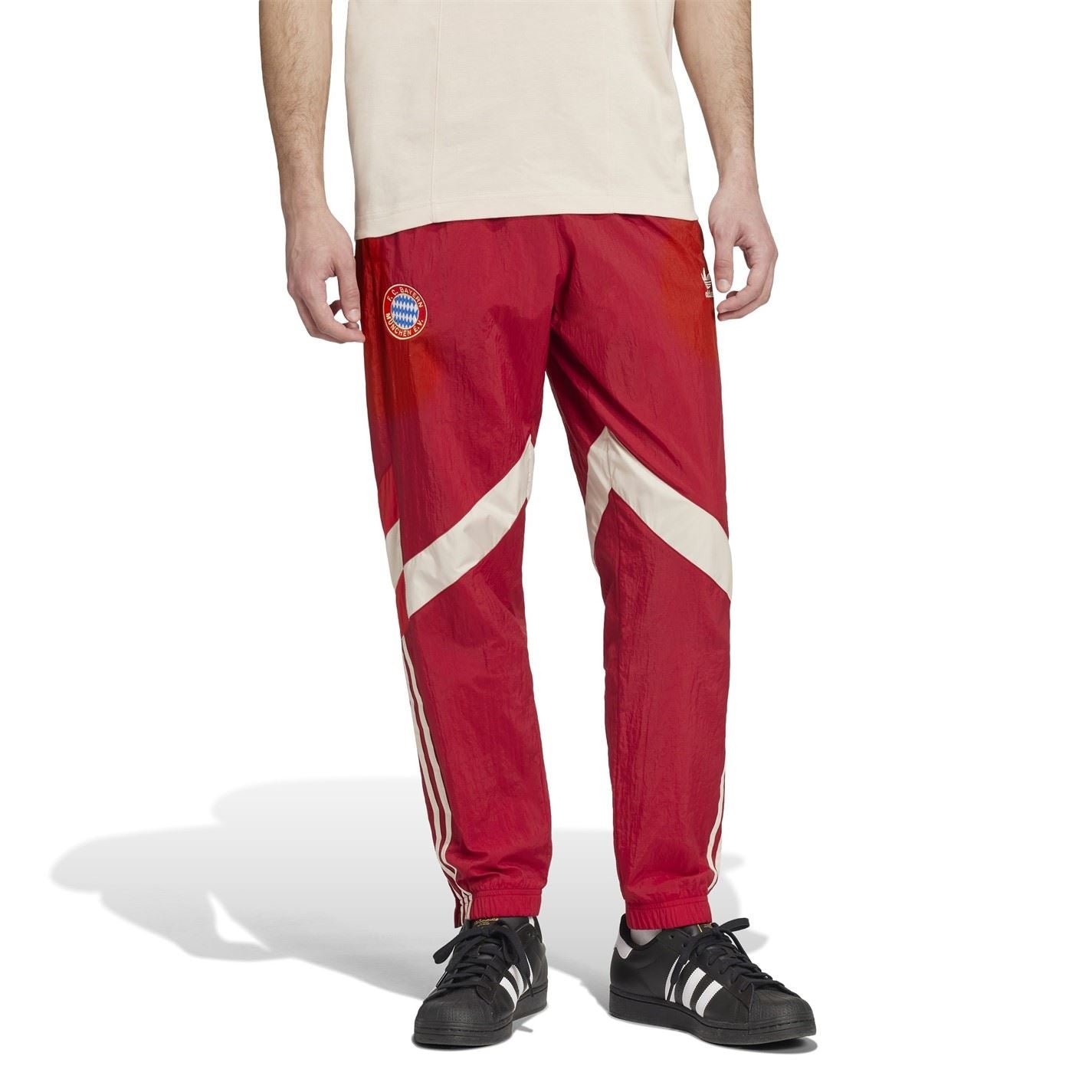 adidas Bayern Munich Originals Tracksuit Bottoms Adults