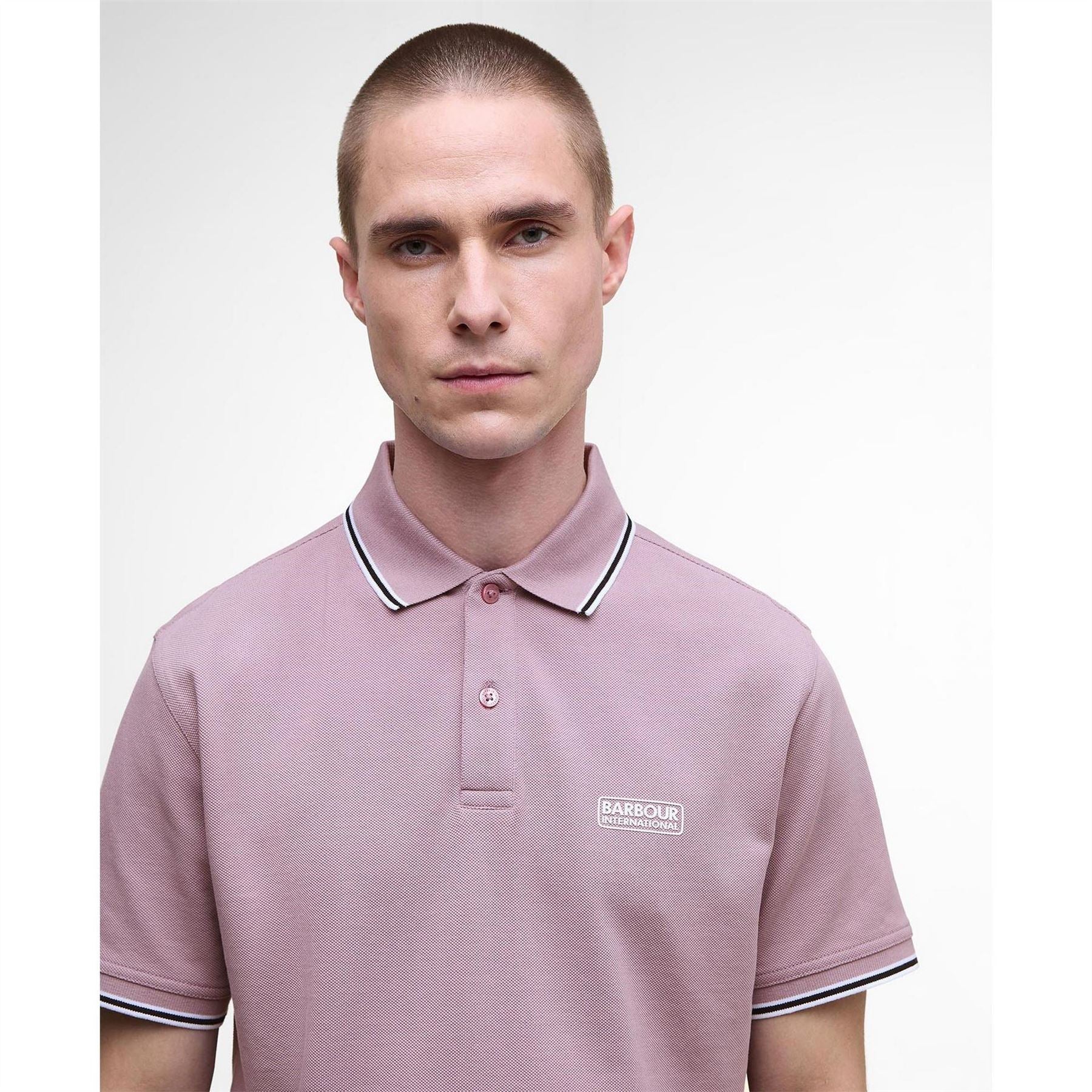 Barbour International Tipped Short Sleeve Polo Shirt