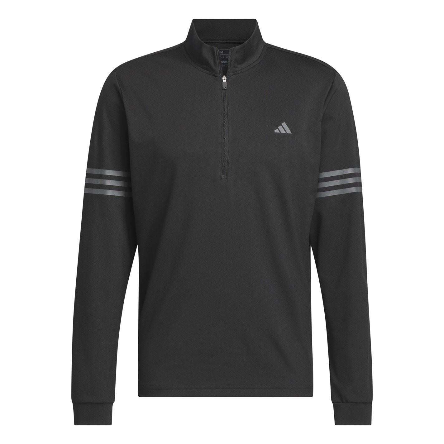 adidas Mens 3 Stripe Zip Top