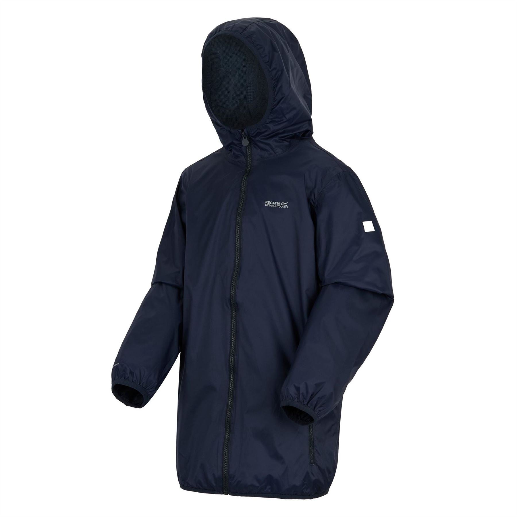Regatta Lever II Packable Reflective Long Sleeve Waterproof Jacket
