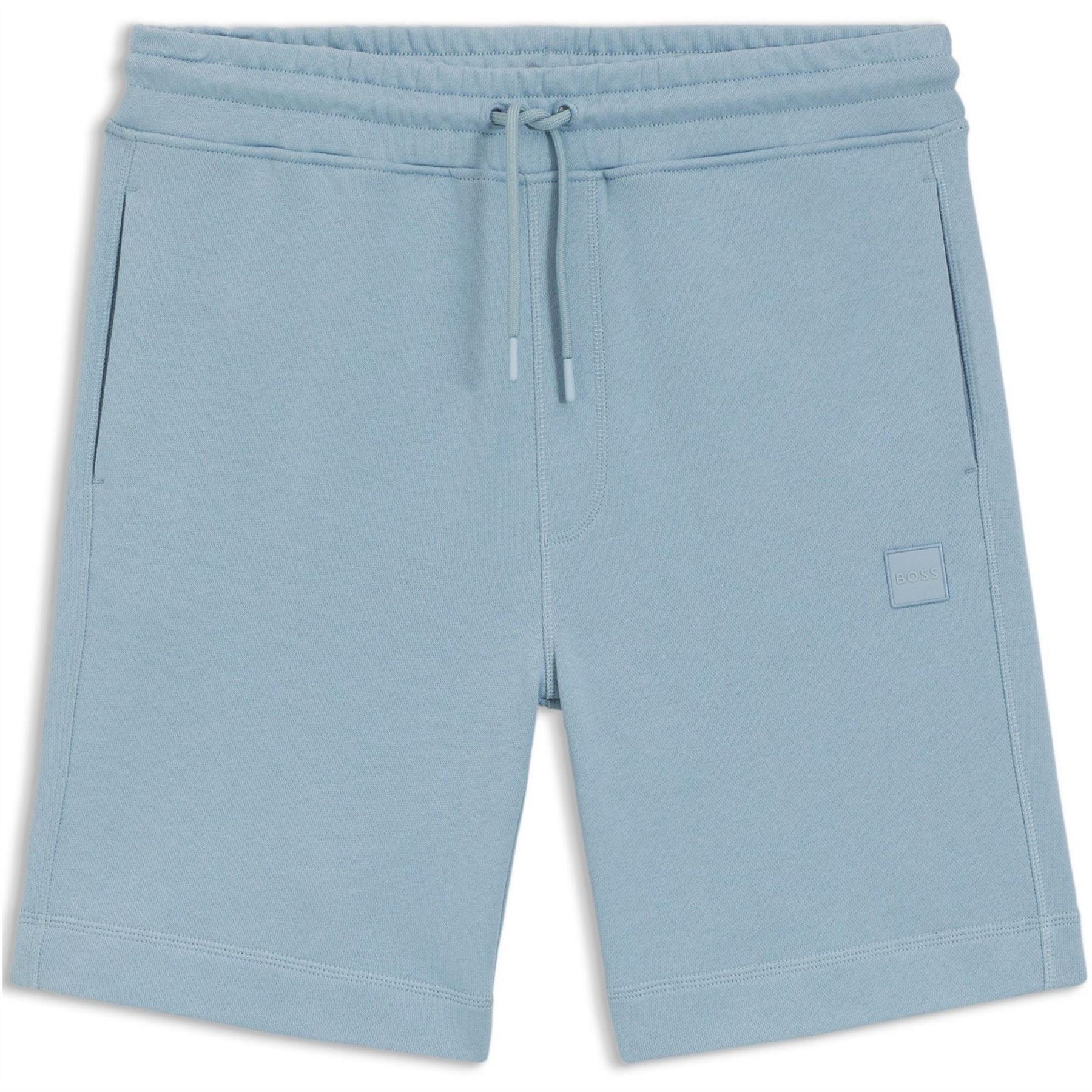 Boss Orange Mid Length Elasticated Drawstring Fleece Shorts