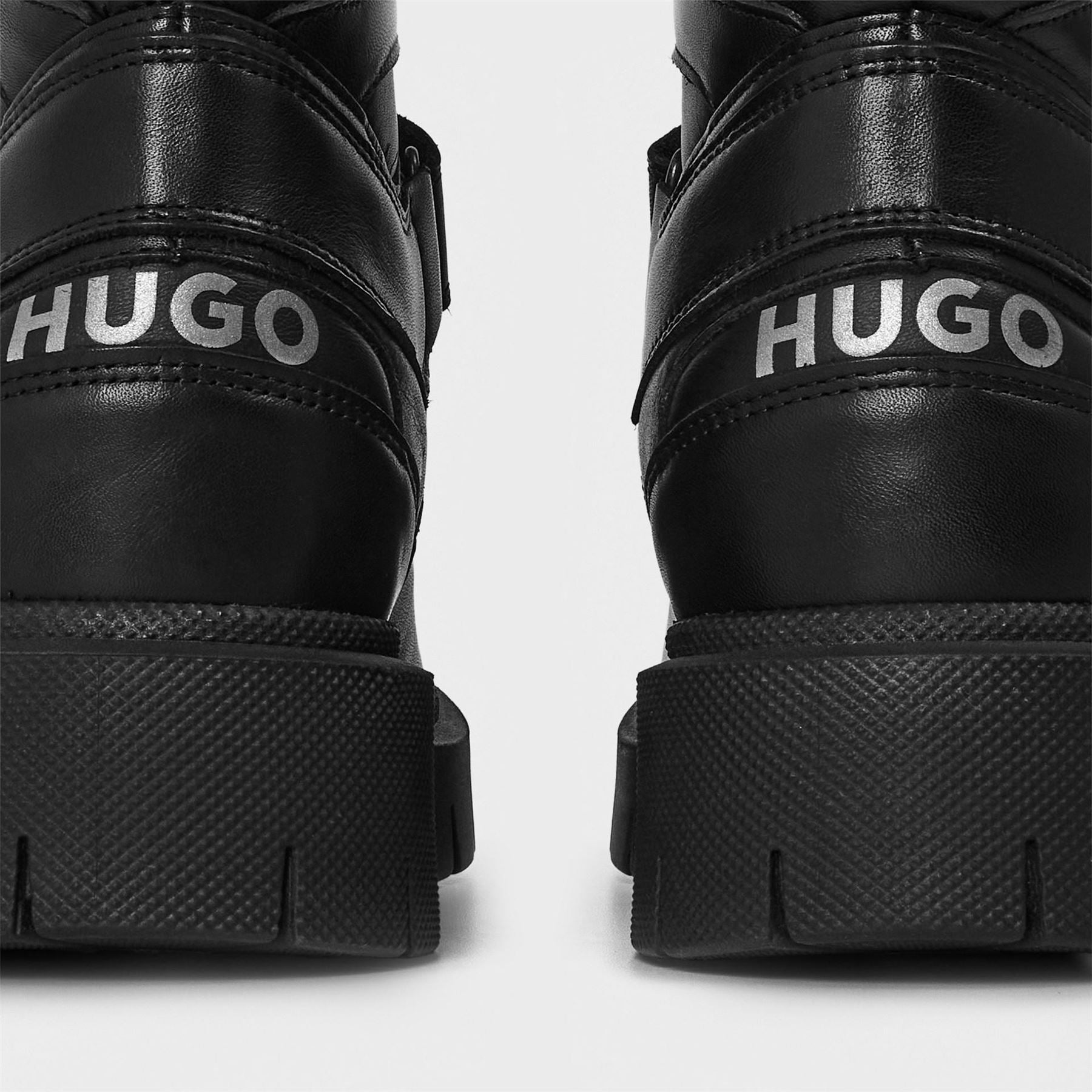 Hugo Denzel Halb Motorcycle Boots Lace-Up