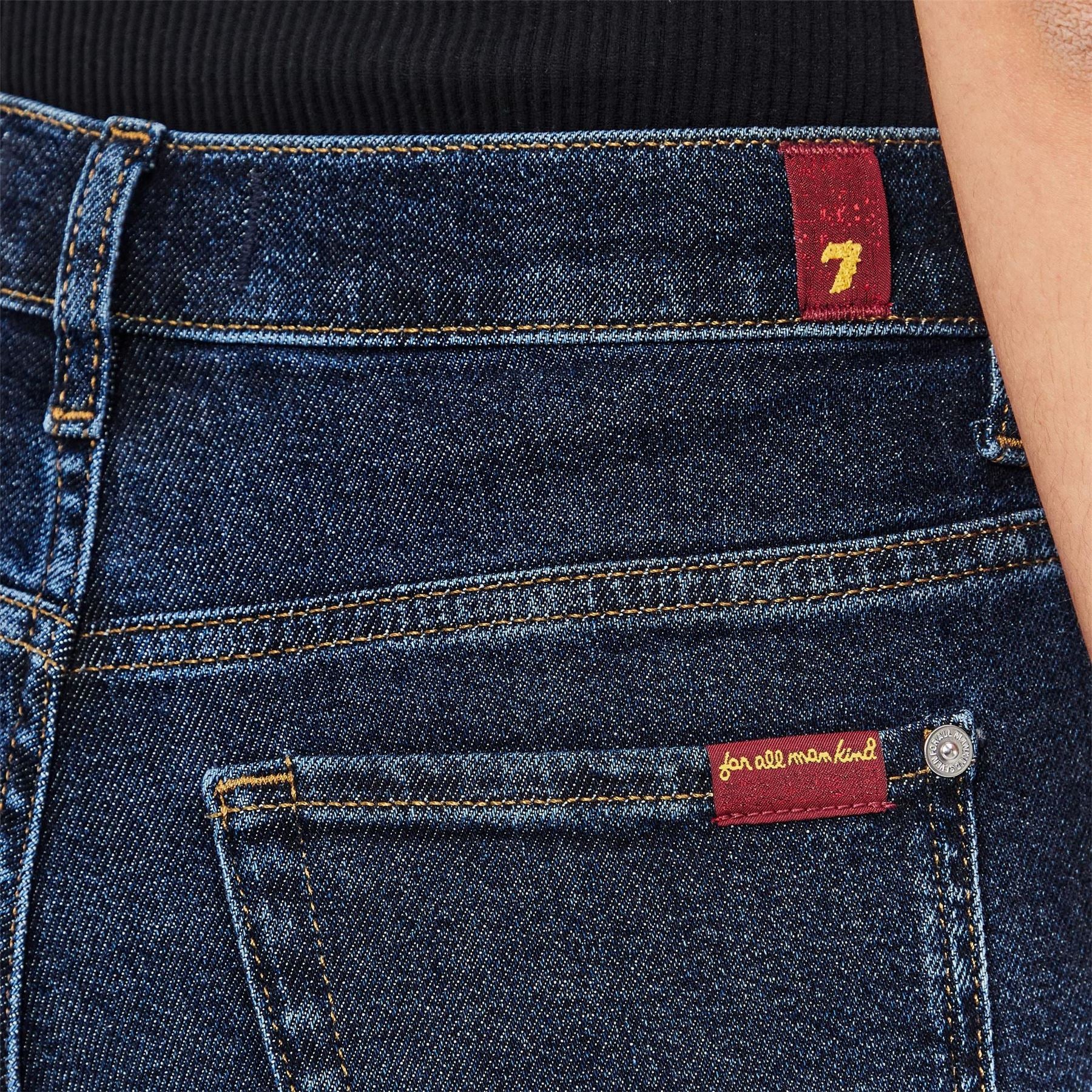 7 For All Mankind Stovepipe Five Pocket Straight Leg Jeans