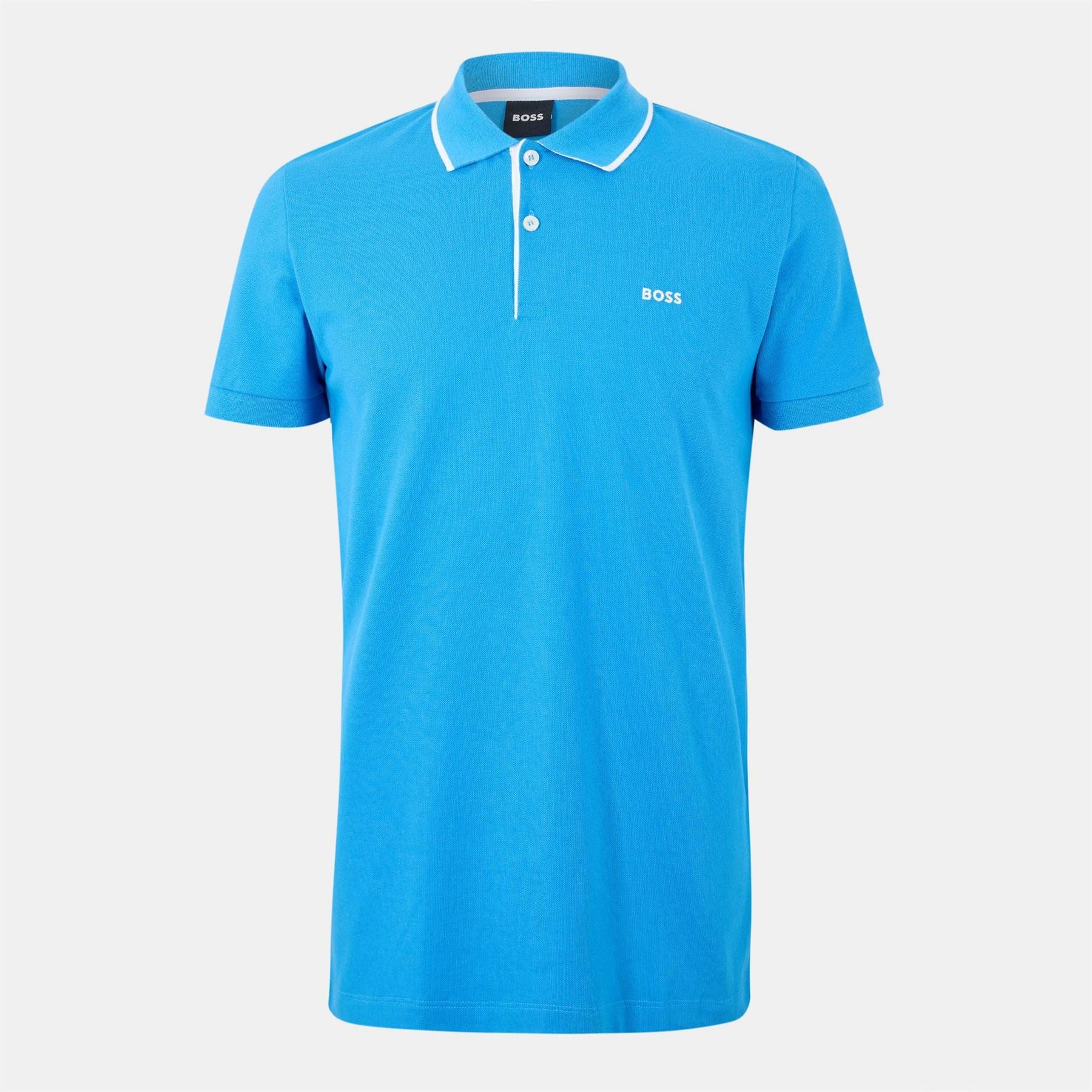 Boss Collared Neck Short Sleeve Polo Shirt