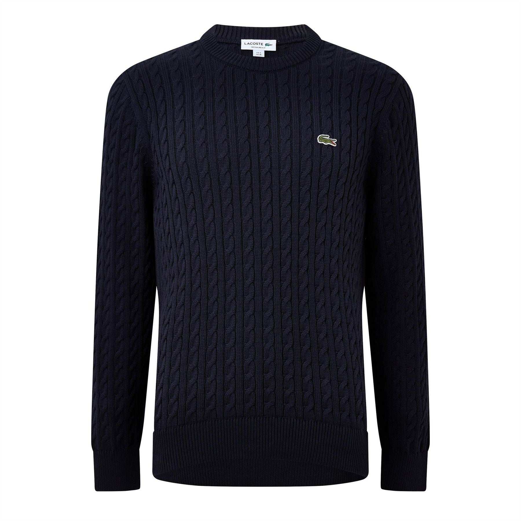Lacoste Crocodile Logo Crew Neck Long Sleeve Sweater
