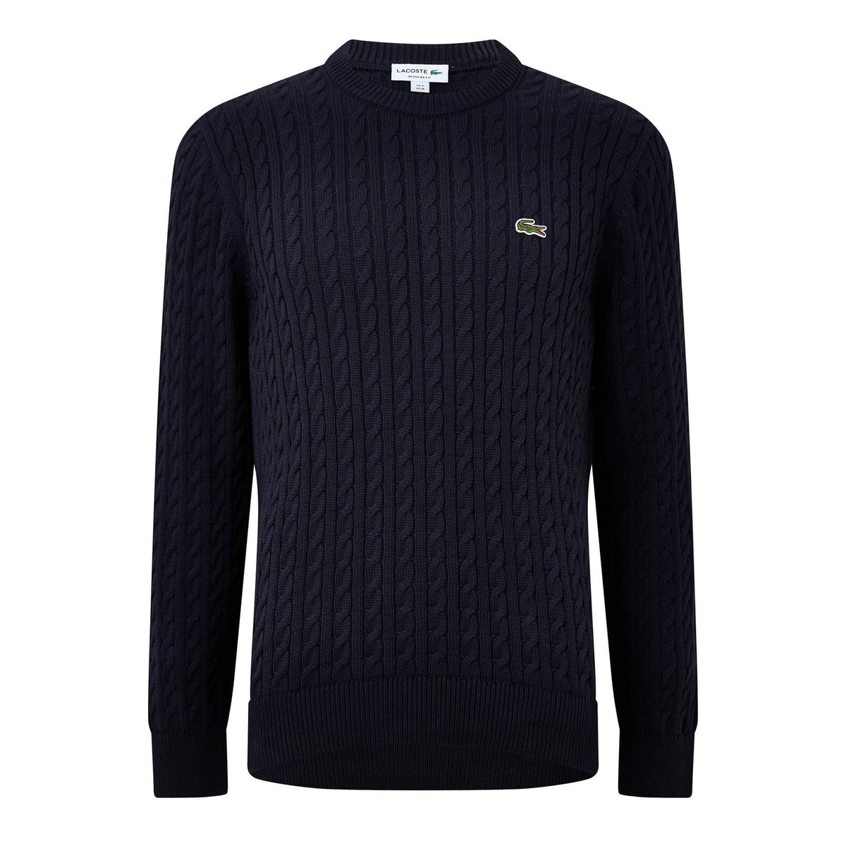 Lacoste Crocodile Logo Crew Neck Long Sleeve Sweater