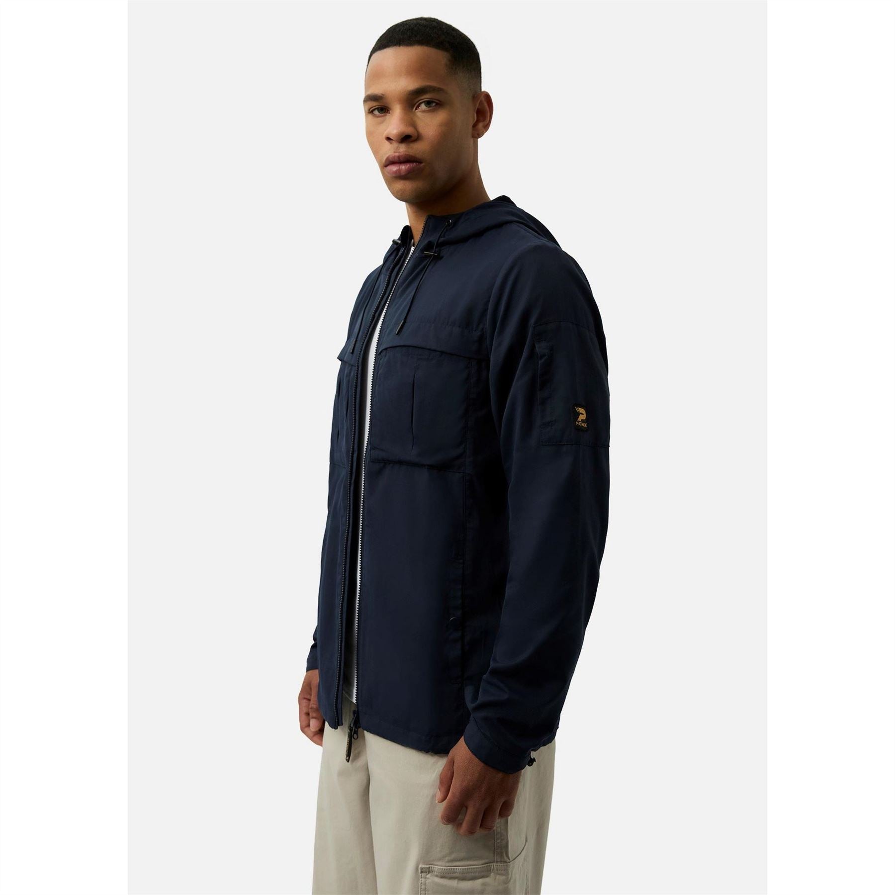 Patrick William Solid Patterned Field Jacket