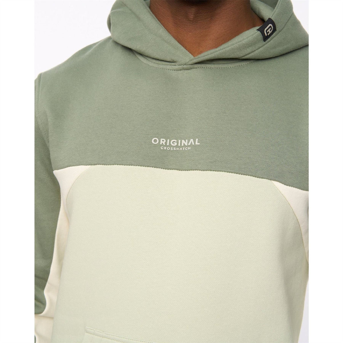 Crosshatch Castlebay Hooded Neck Kangaroo Pocket Sweatshirt
