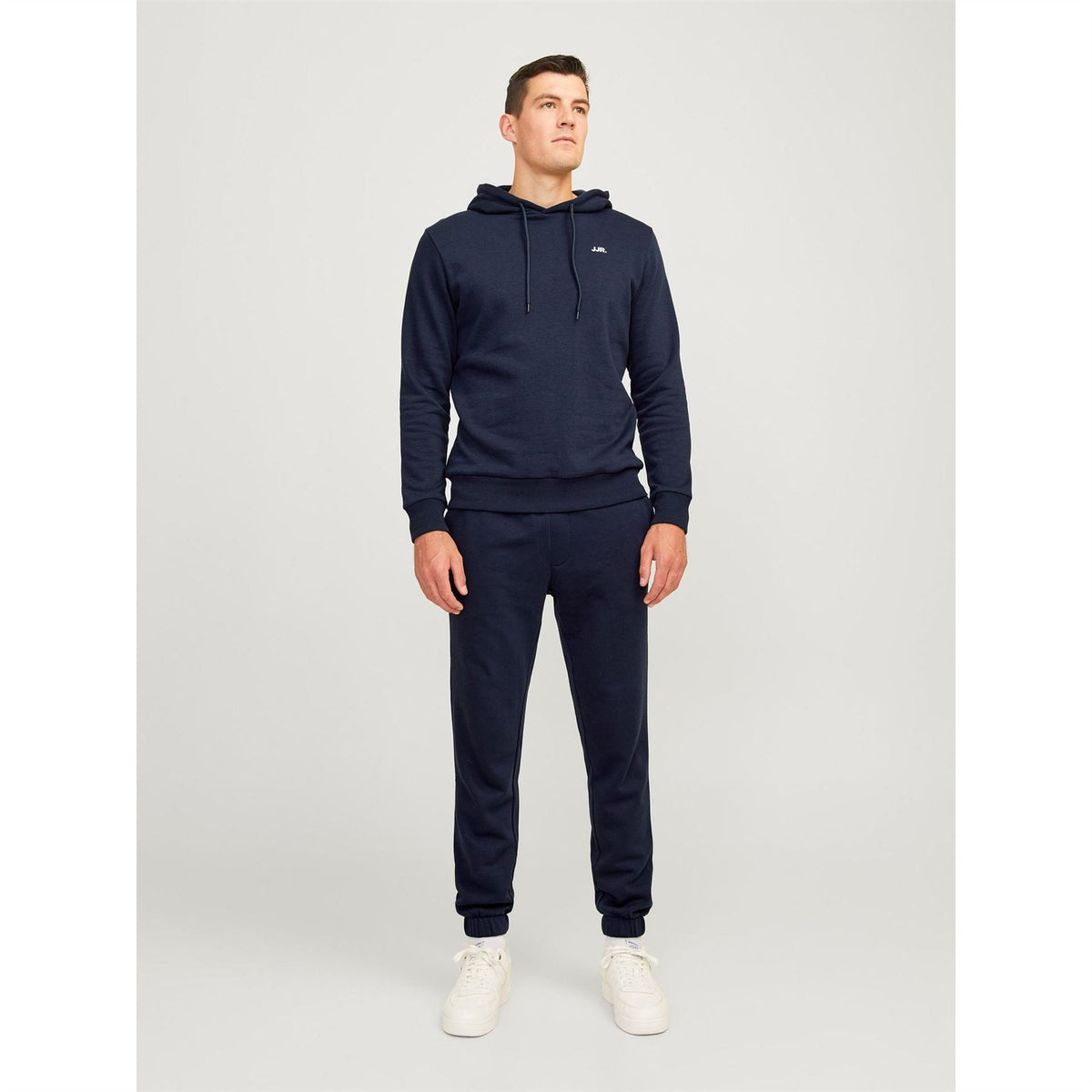 JJ Rebel Long Sleeve Logo Print Hooded Sweatshirt