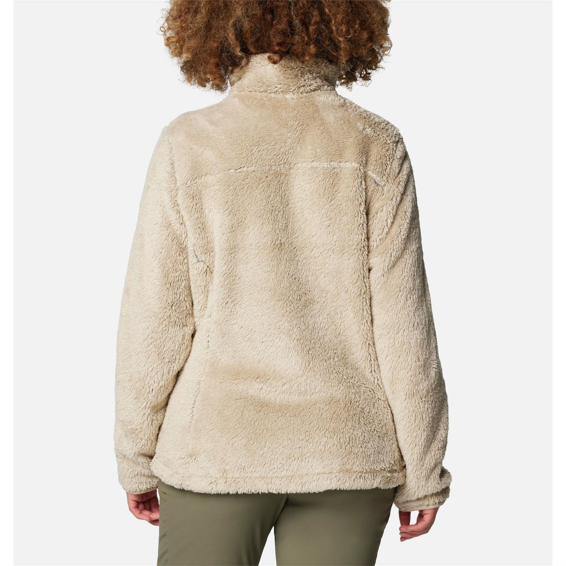 Columbia Cloudy Day Sherpa Solid Patterned Full Zipper Jacket