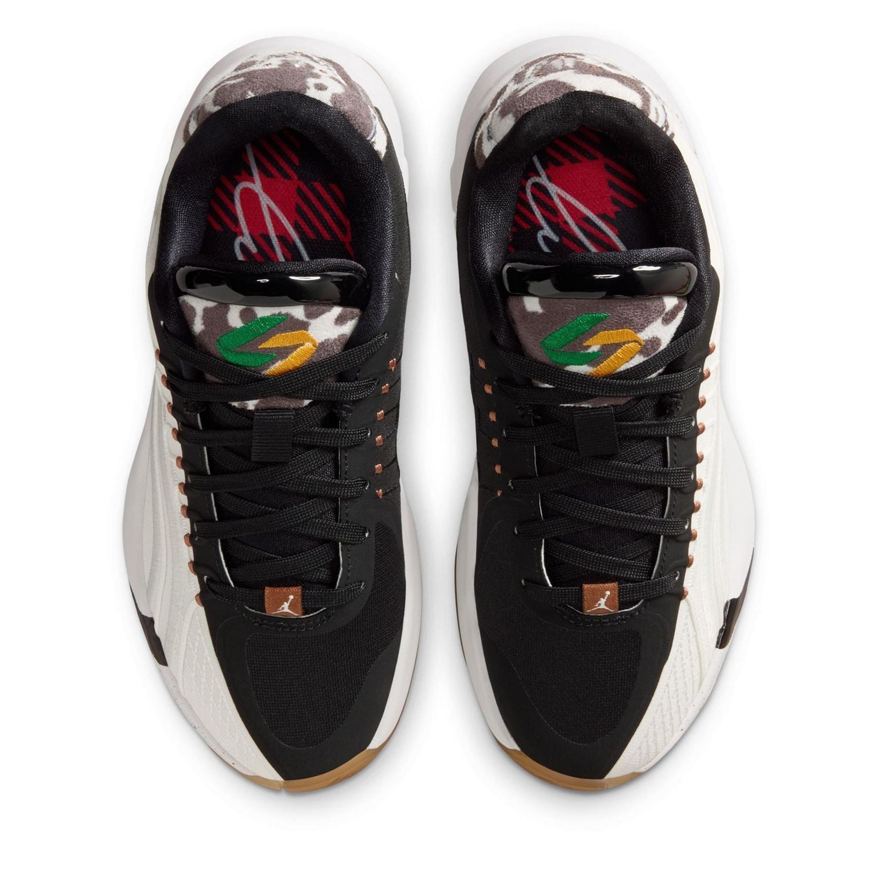 Air Jordan Luka 4 Graphic Print Low Top Sneakers
