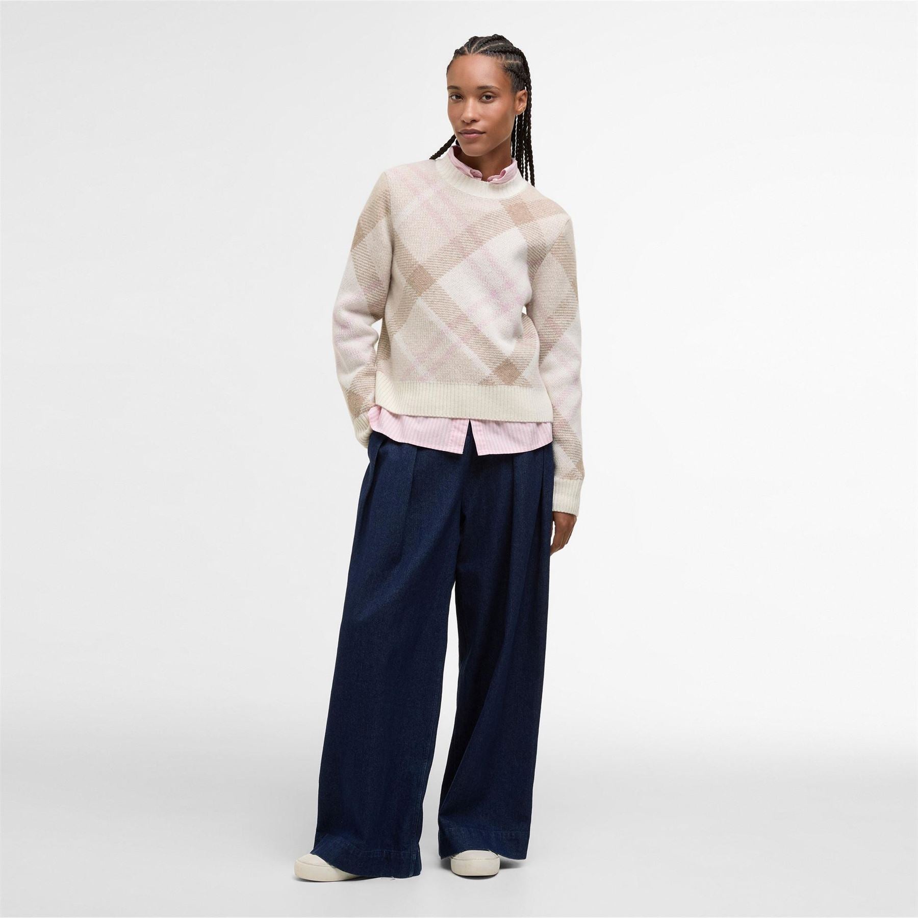 Barbour Sara Tartan Jumper