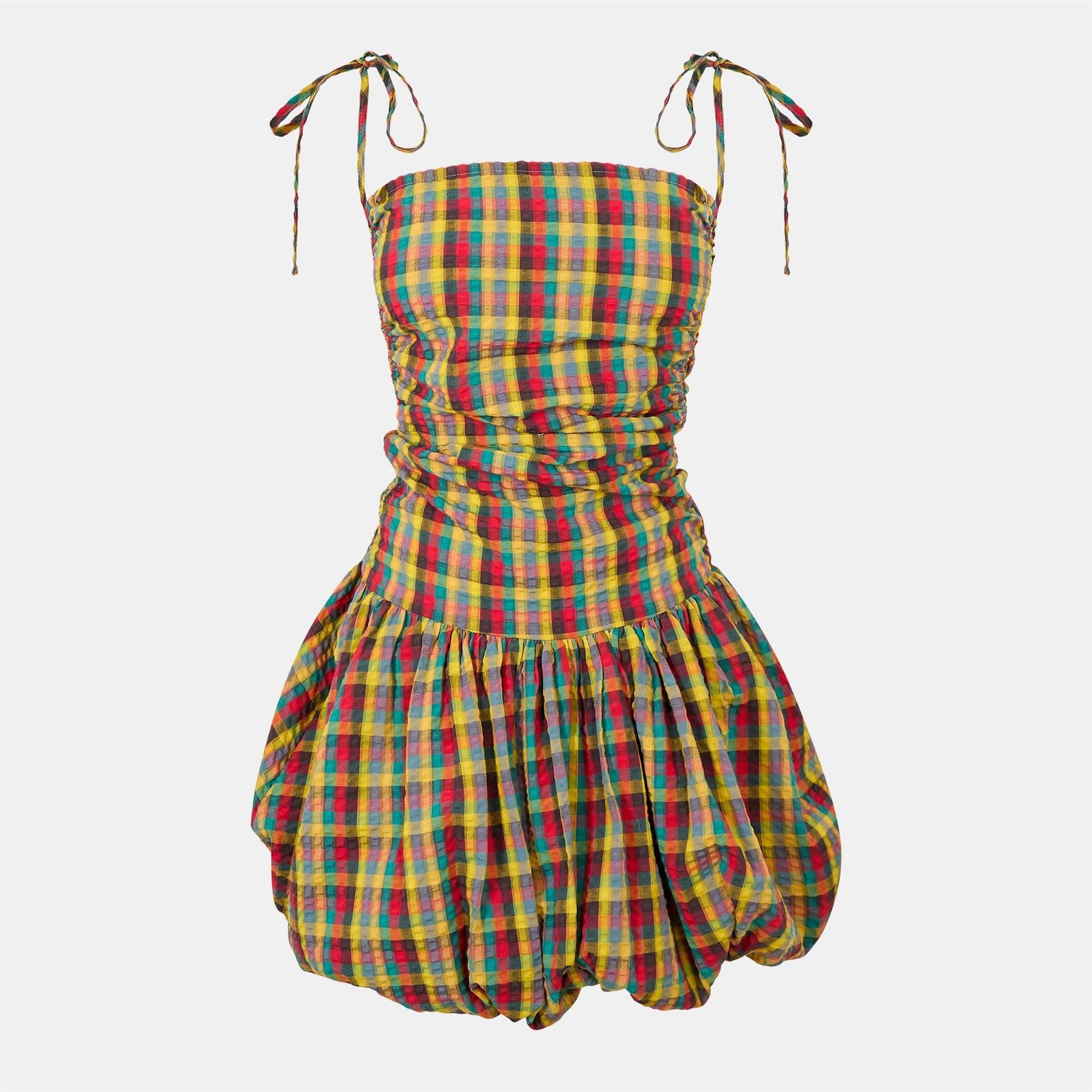 AmyLynn Ultra Square Neck Mini Peplum Dress