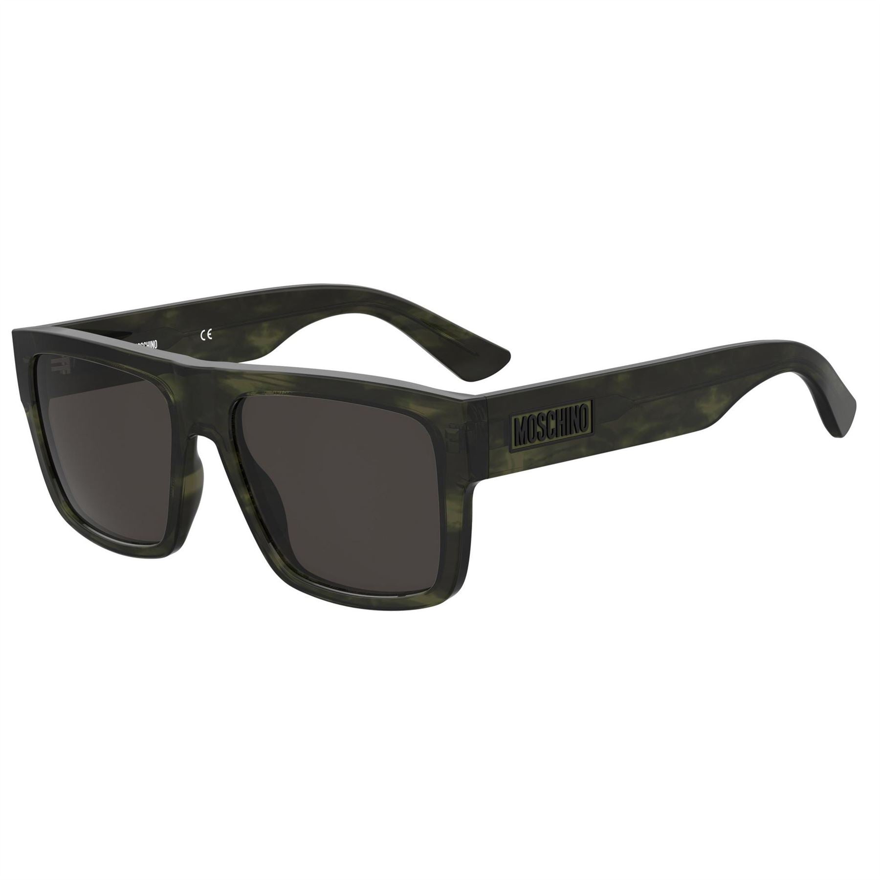 Moschino Rect Top Round Sunglasses